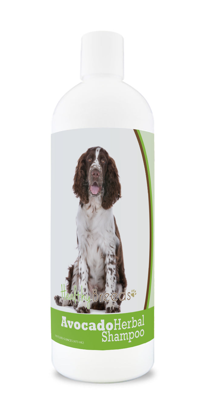 English Springer Spaniel Avocado Herbal Dog Shampoo 16 oz