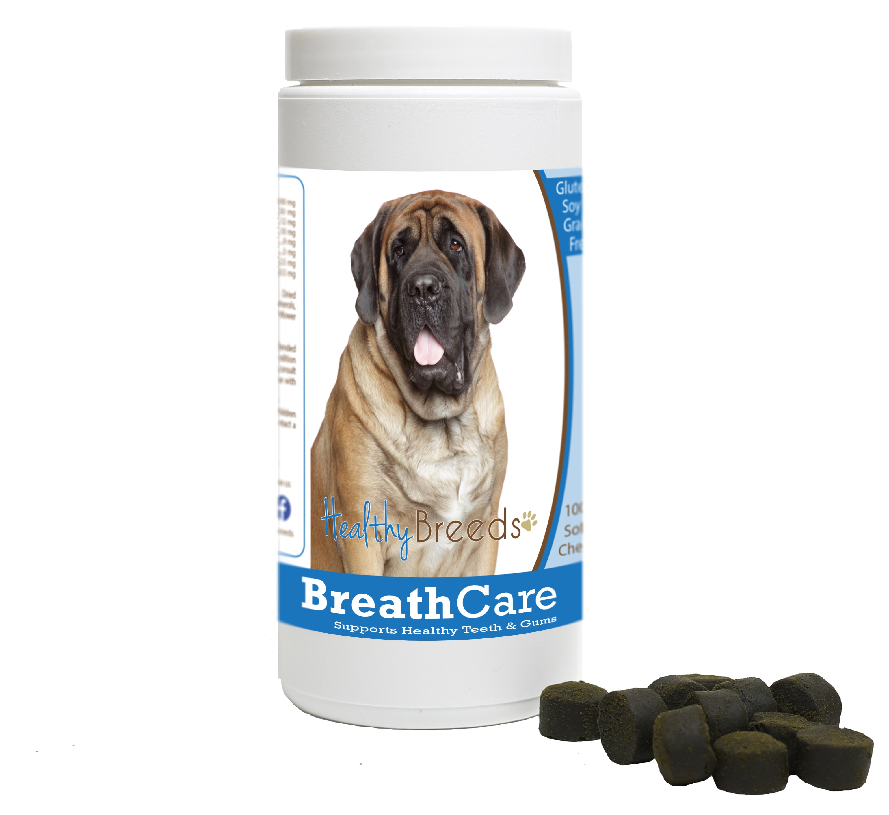 Mastiff Breath Care Soft Chews for Dogs 60 Count