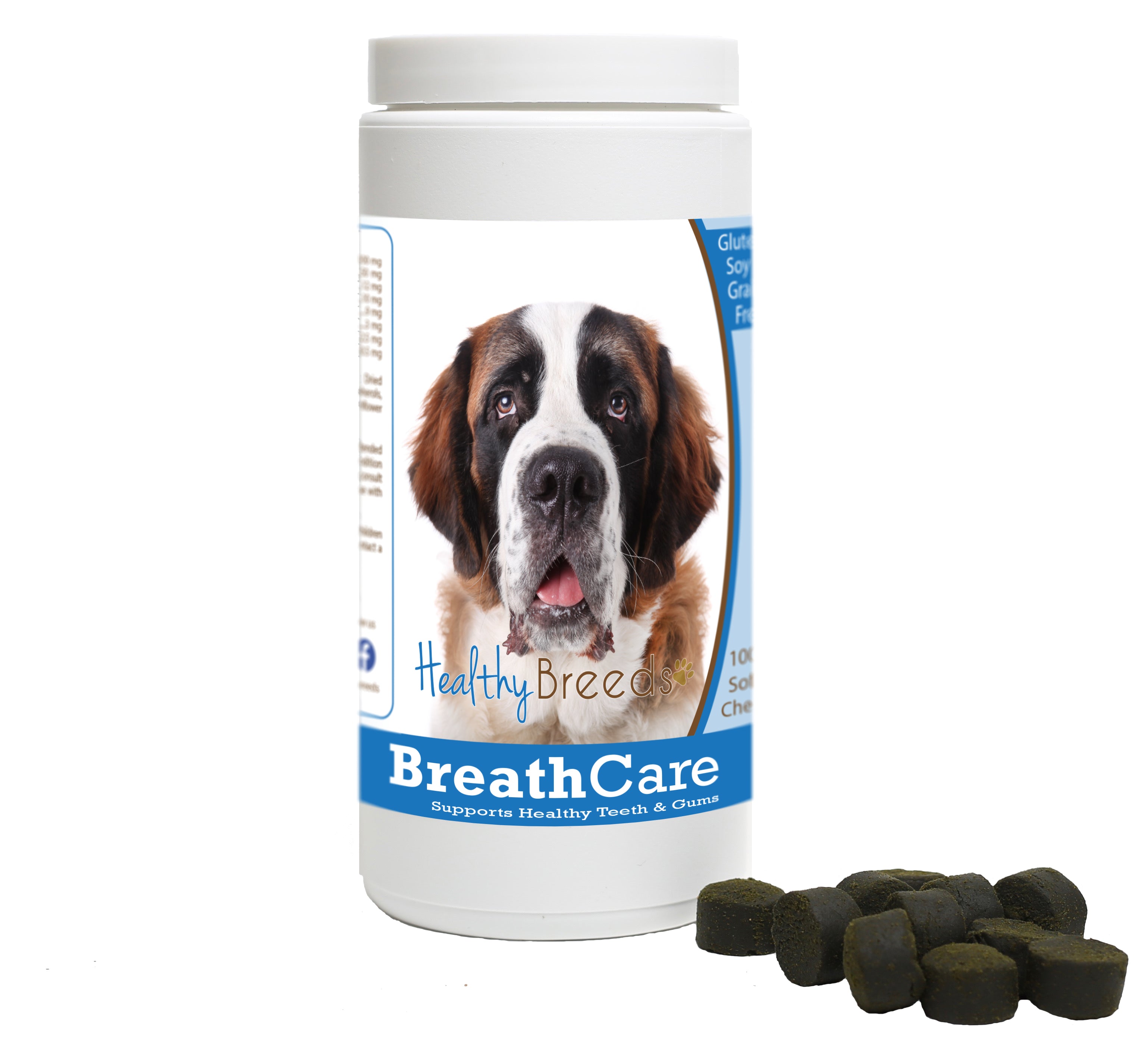 Saint Bernard Breath Care Soft Chews for Dogs 60 Count