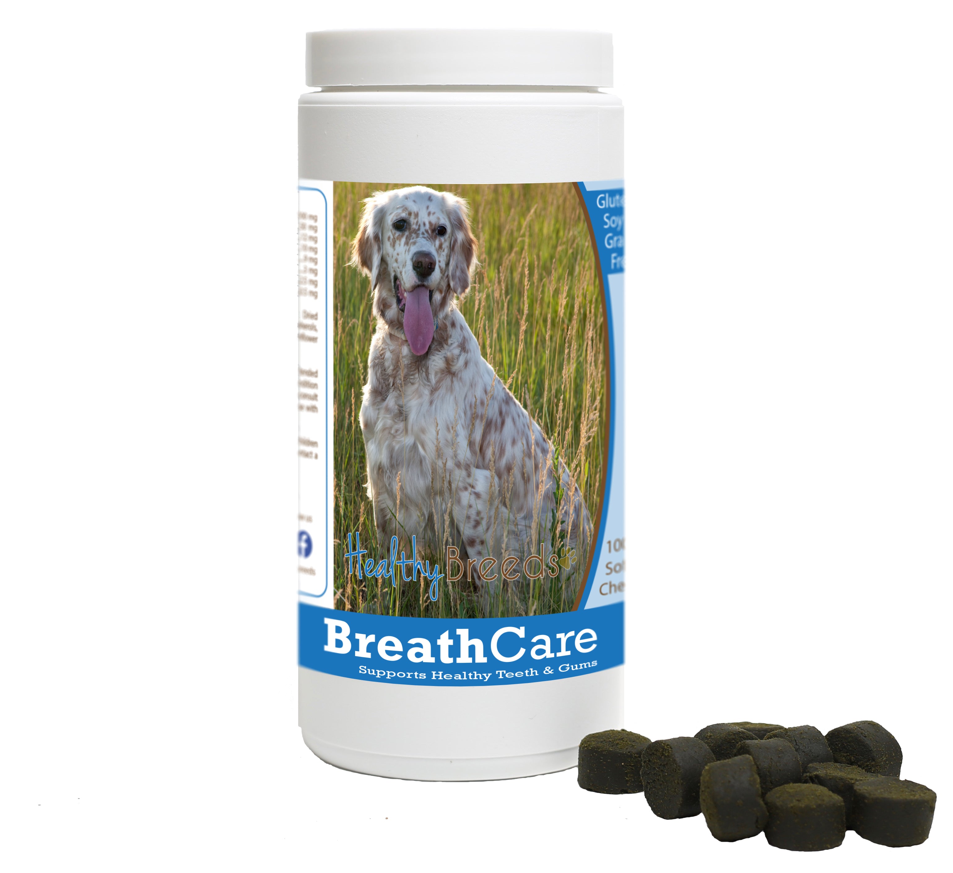 English Setter Breath Care Soft Chews for Dogs 60 Count