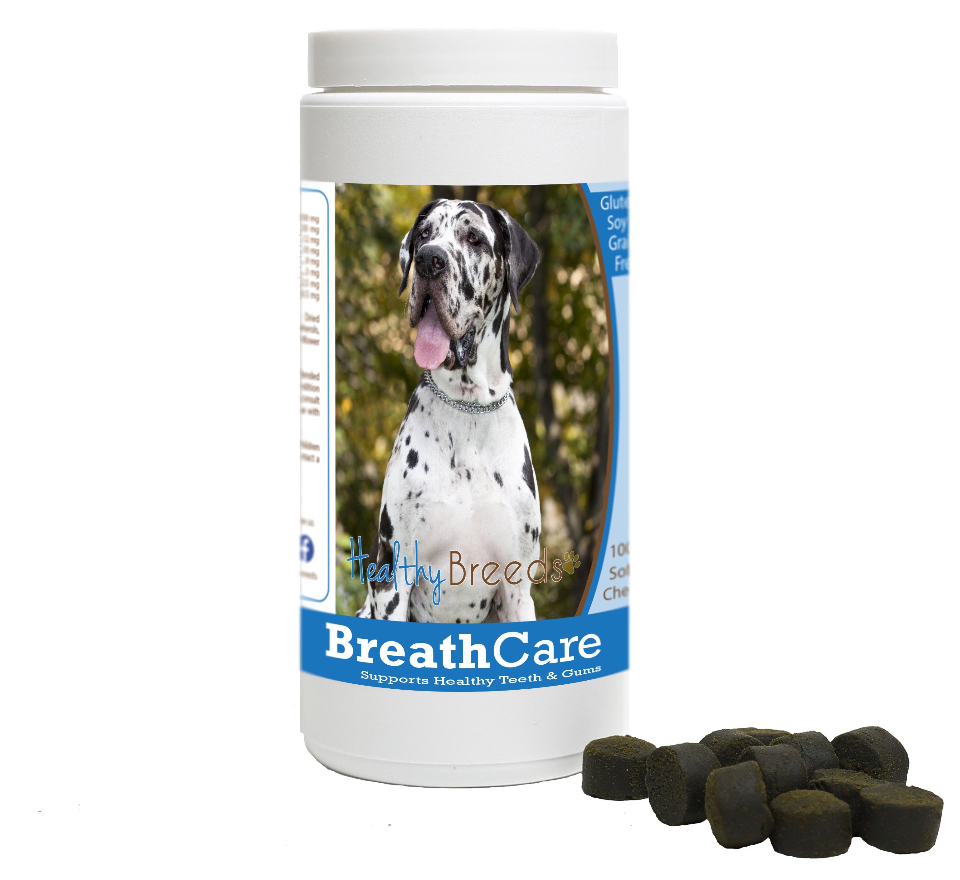 Great Dane Breath Care Soft Chews for Dogs 60 Count