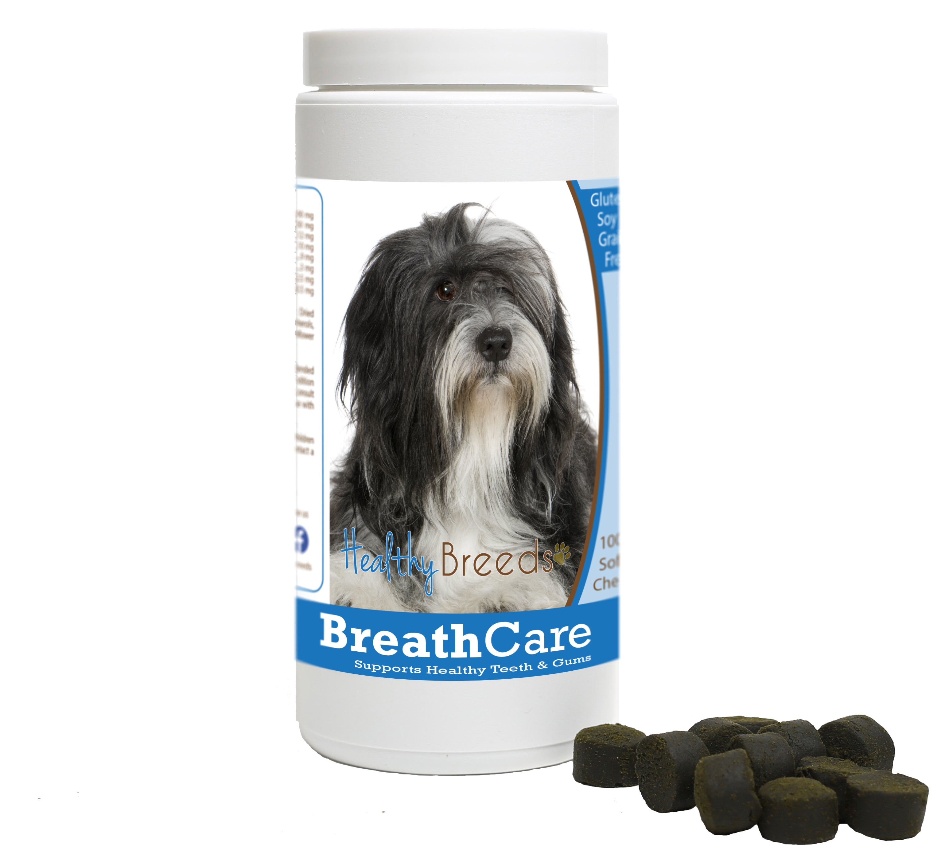 Lhasa Apso Breath Care Soft Chews for Dogs 60 Count