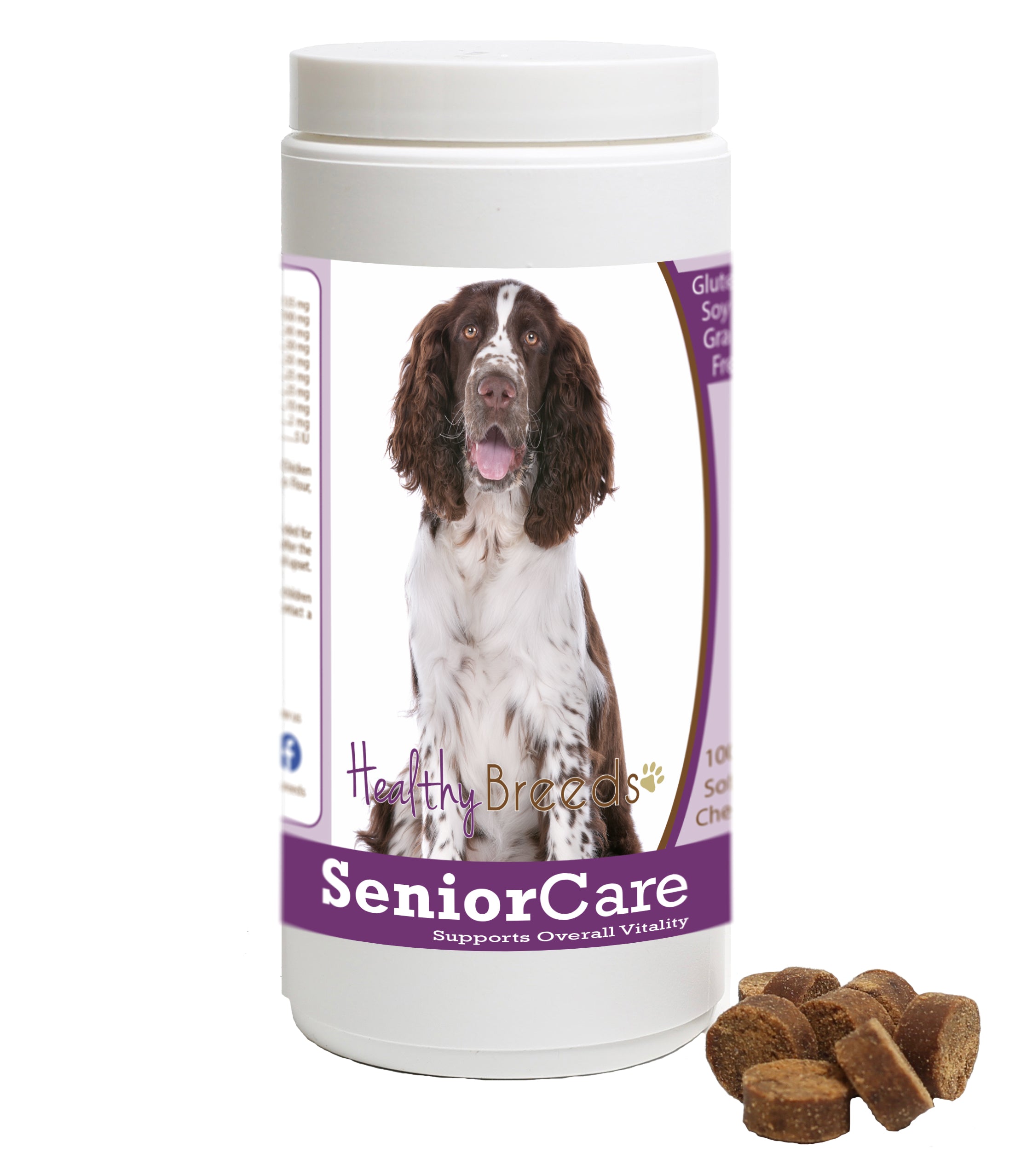 English Springer Spaniel Senior Dog Care Soft Chews 100 Count
