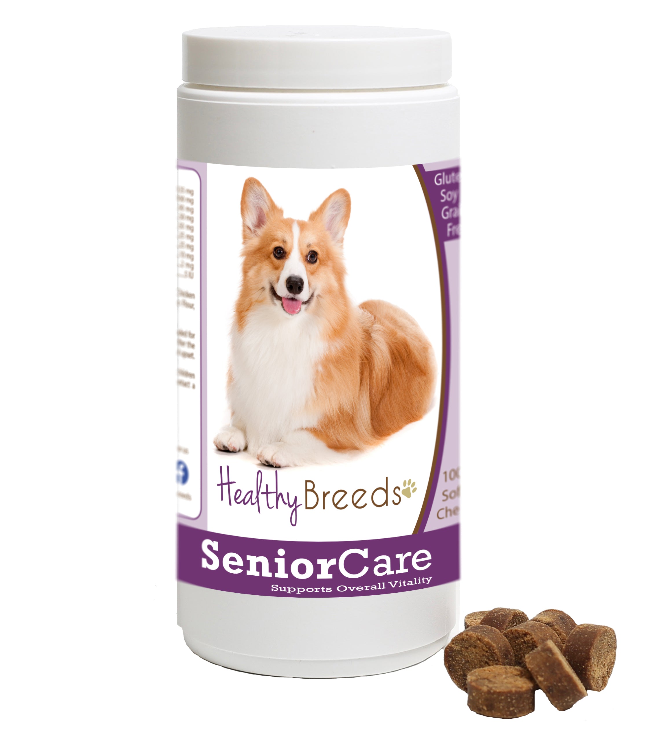 Pembroke Welsh Corgi Senior Dog Care Soft Chews 100 Count