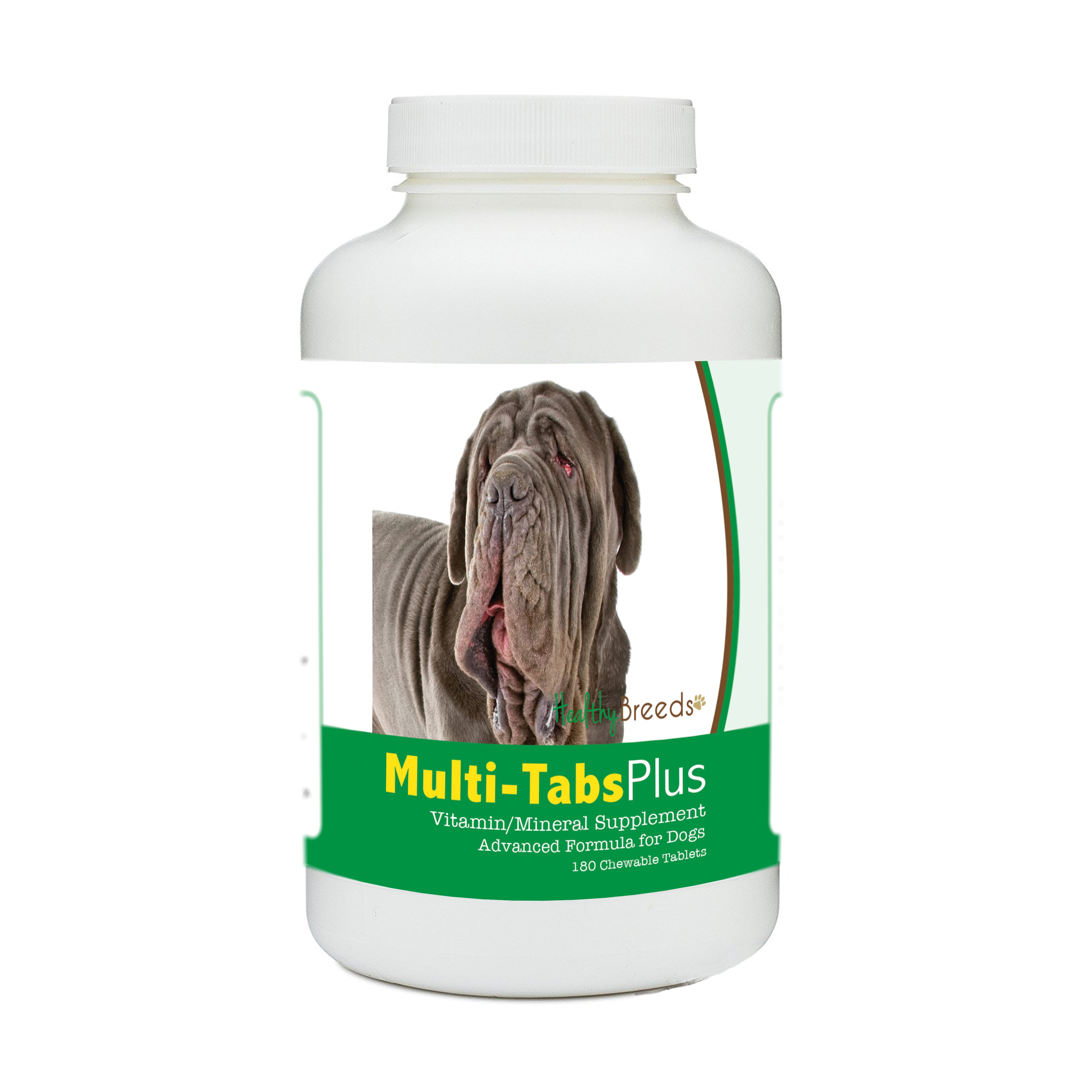 Neapolitan Mastiff Multi-Tabs Plus Chewable Tablets 180 Count