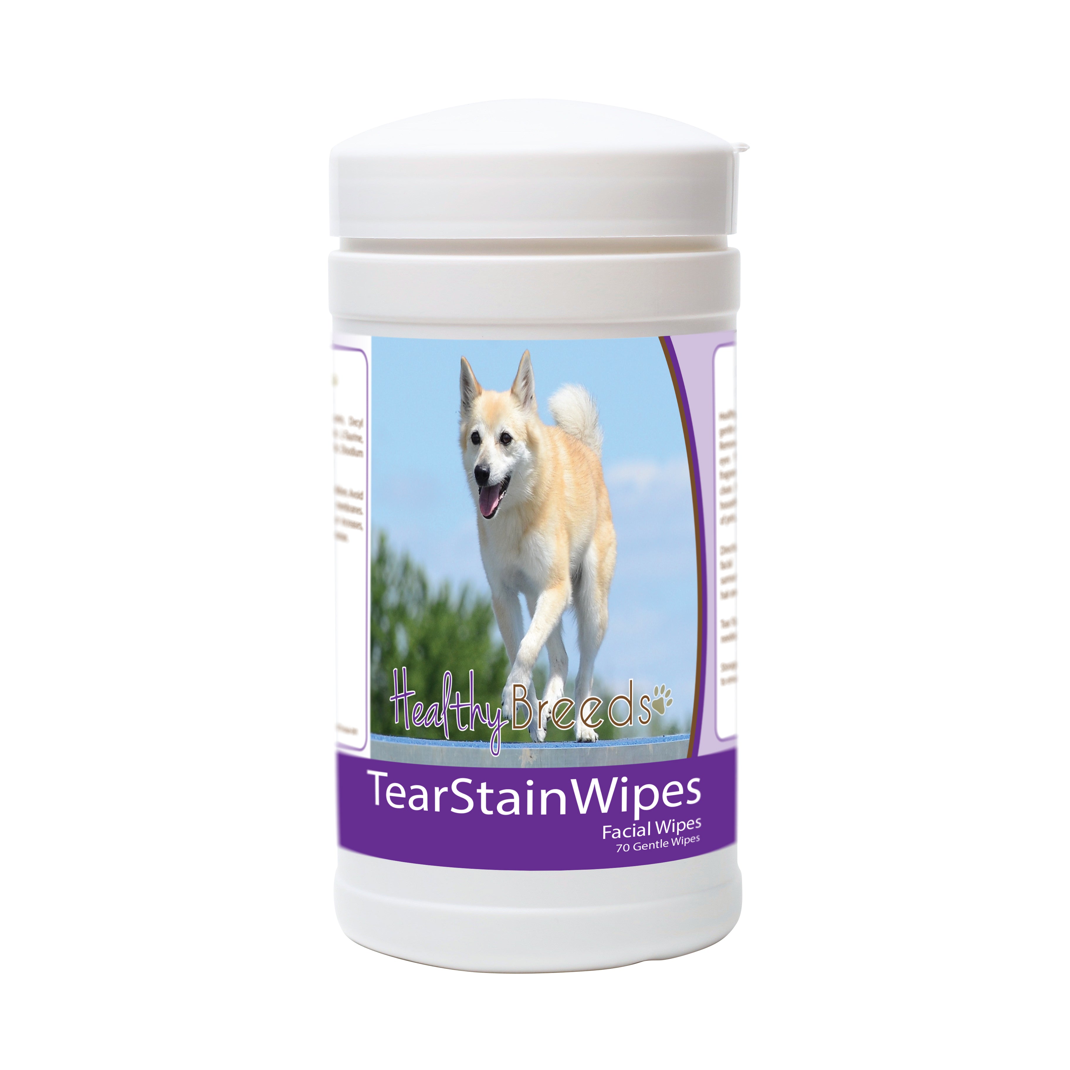 Norwegian Buhund Tear Stain Wipes 70 Count