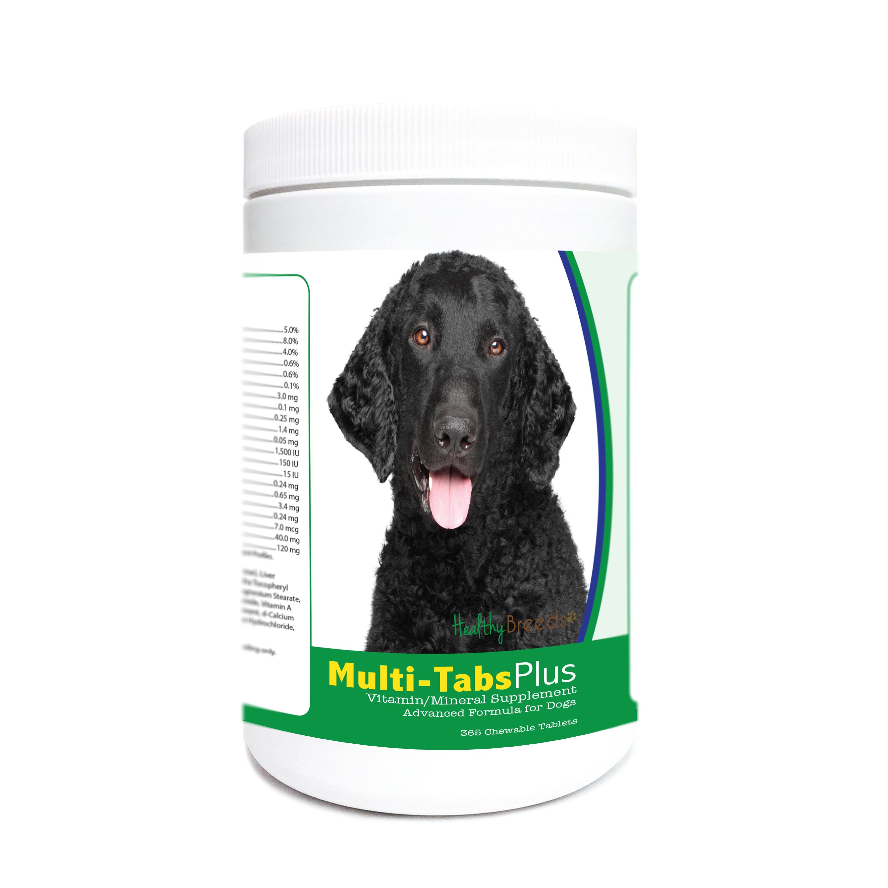 Curly-Coated Retriever Multi-Tabs Plus Chewable Tablets 365 Count