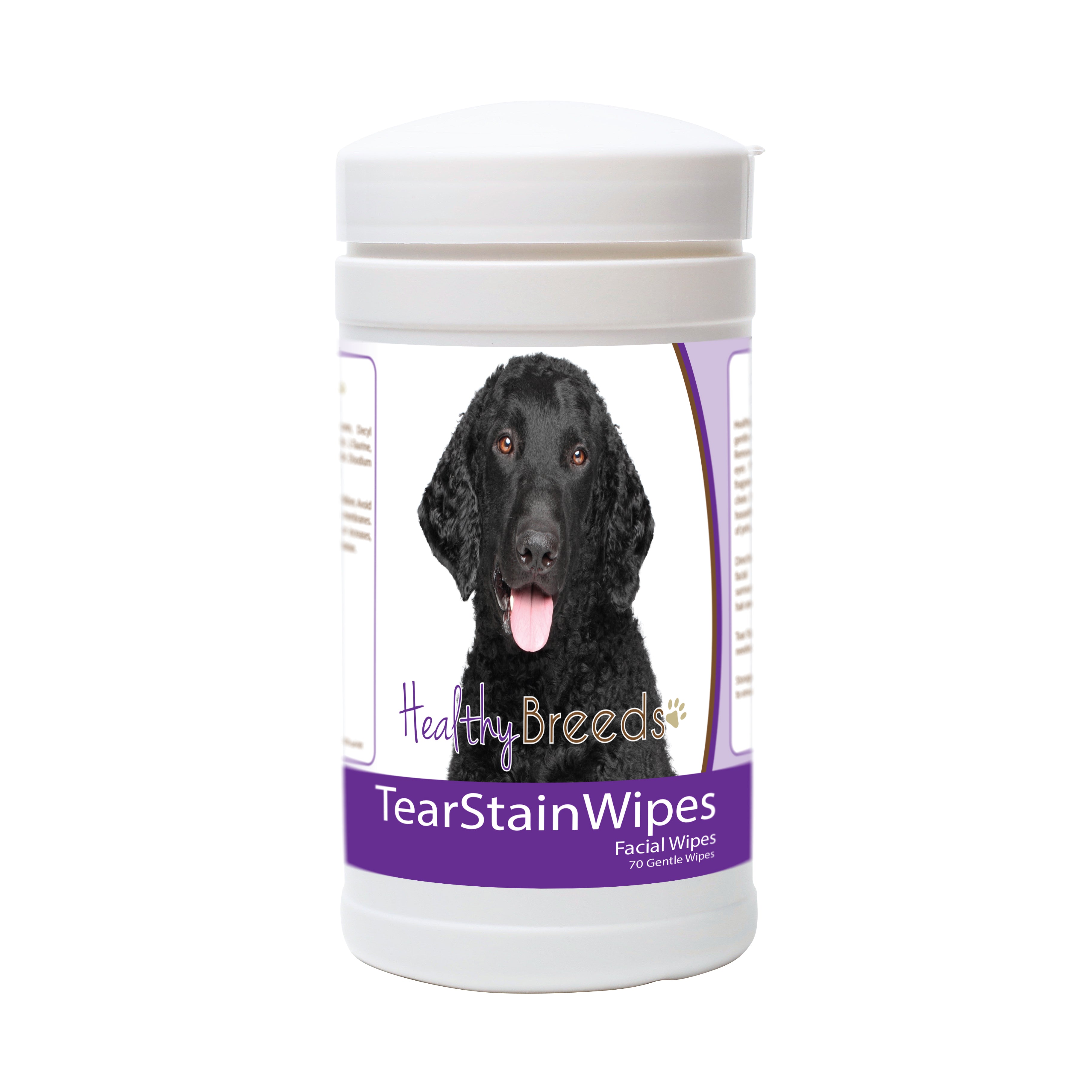 Curly-Coated Retriever Tear Stain Wipes 70 Count