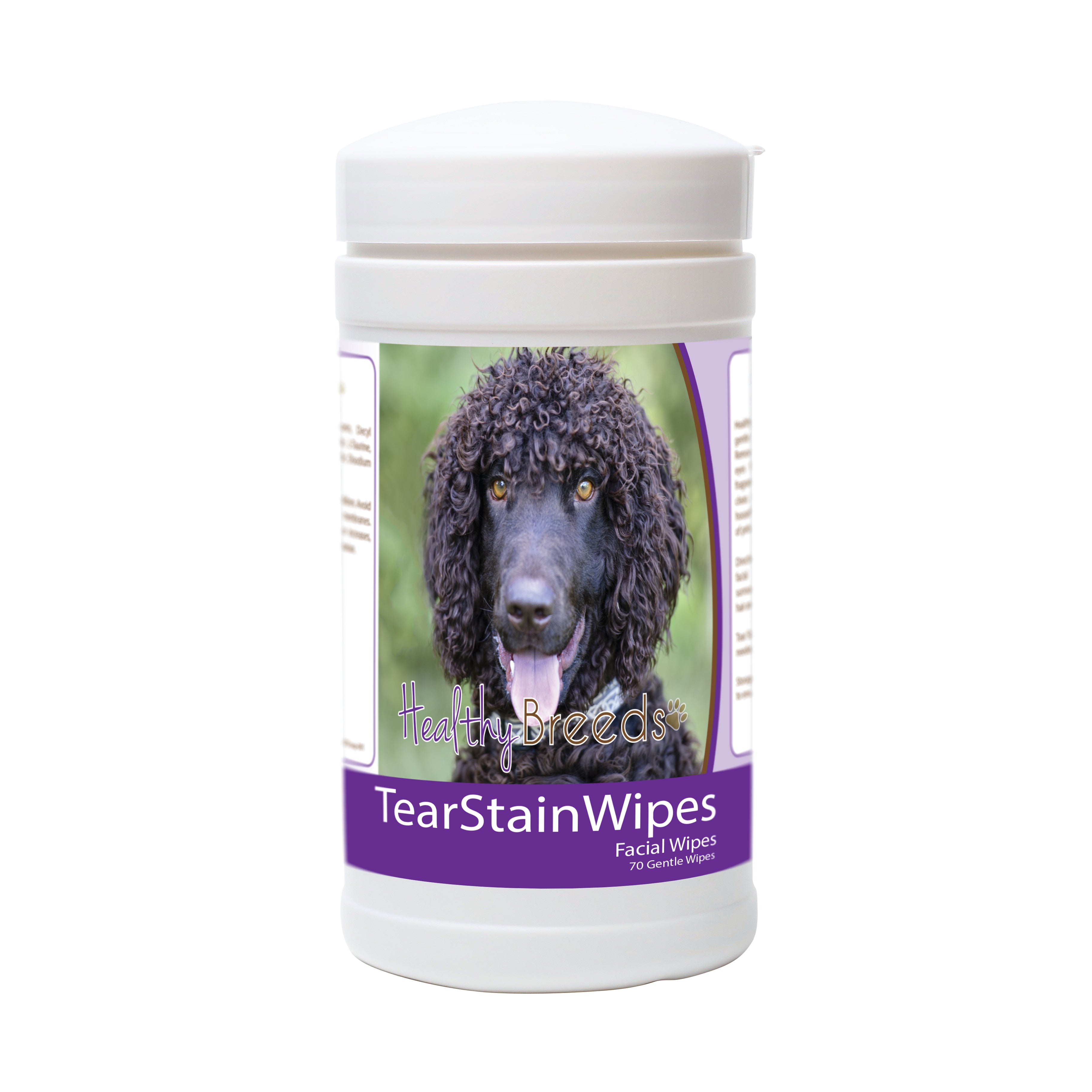 Irish Water Spaniel Tear Stain Wipes 70 Count