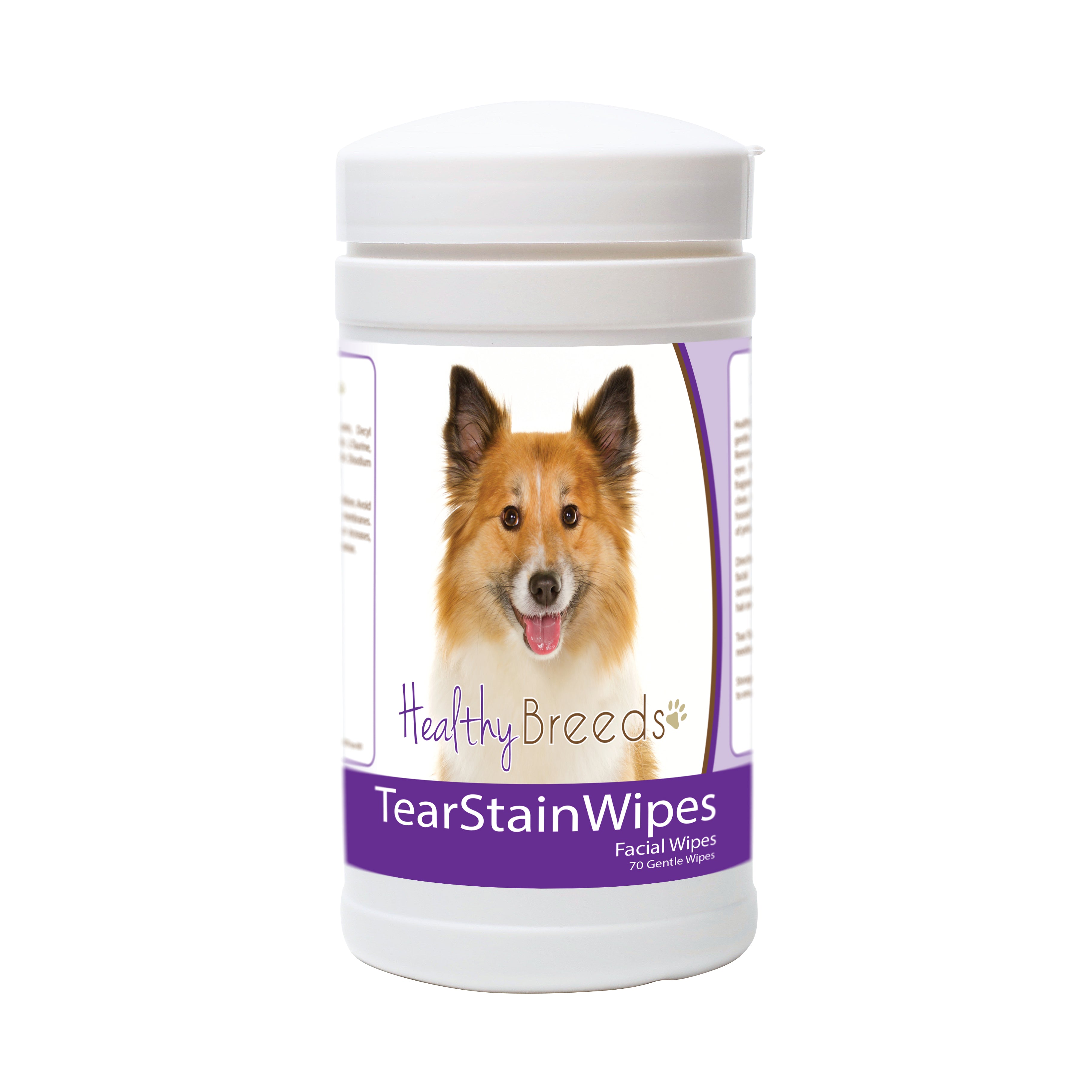Icelandic Sheepdog Tear Stain Wipes 70 Count