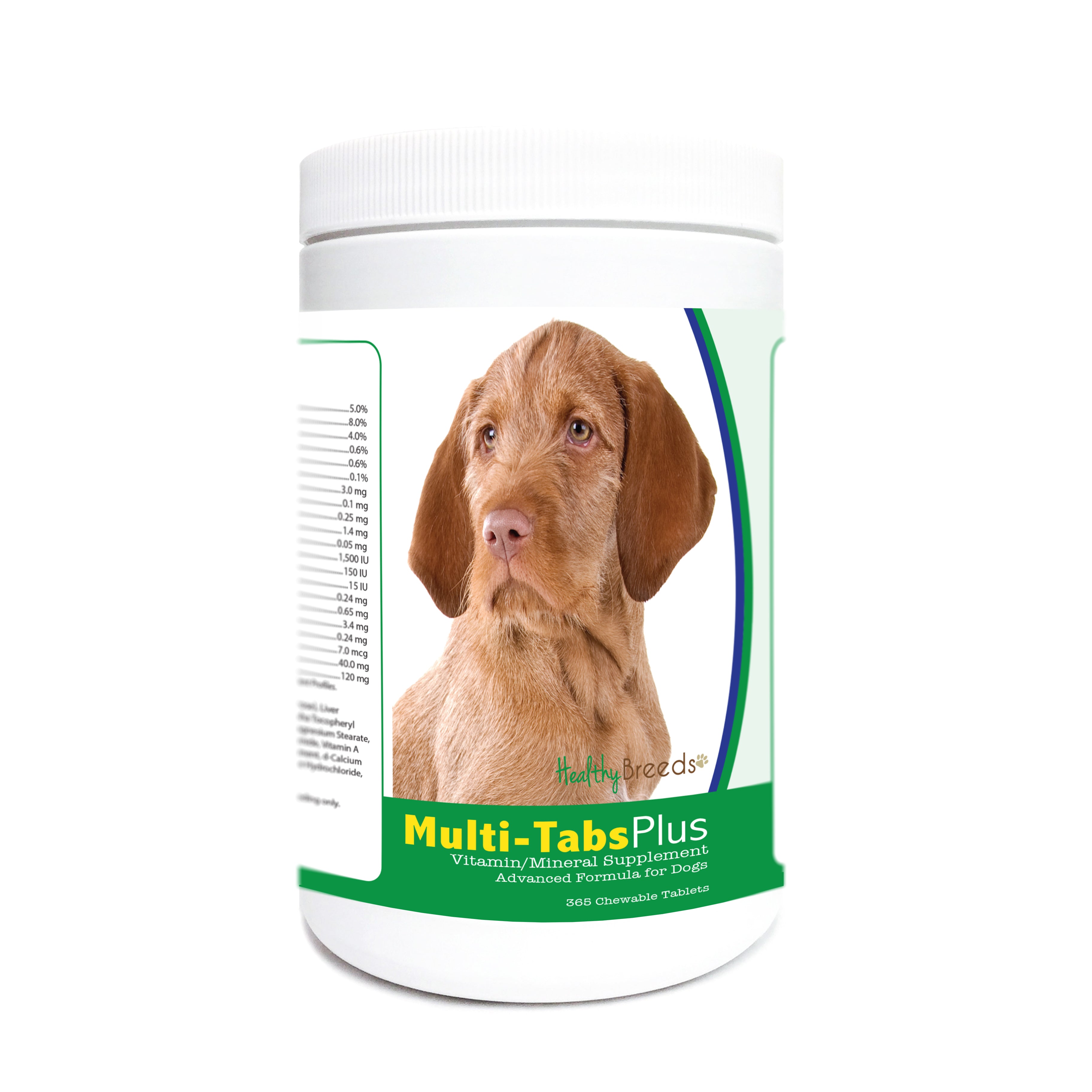 Wirehaired Vizsla Multi-Tabs Plus Chewable Tablets 365 Count