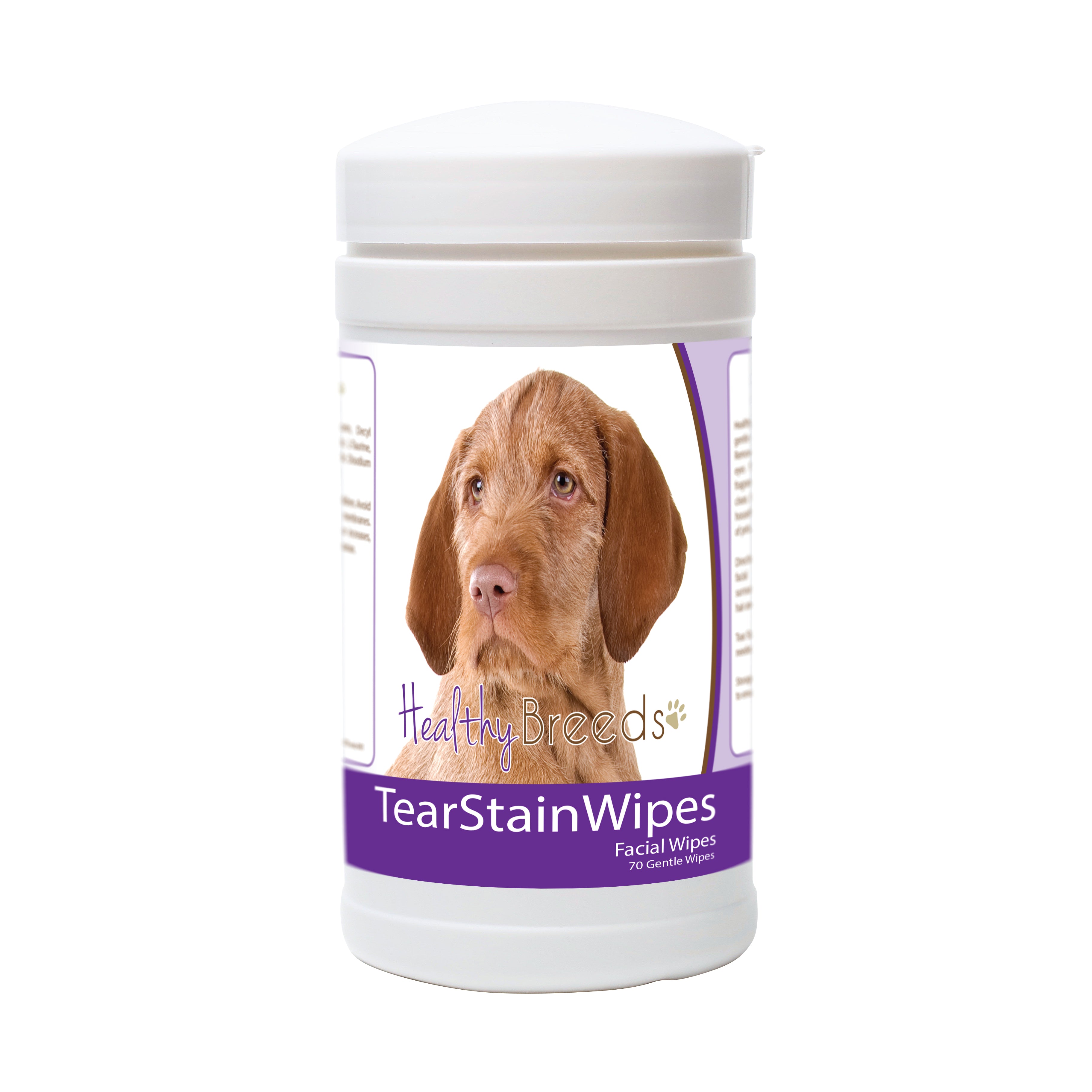 Wirehaired Vizsla Tear Stain Wipes 70 Count