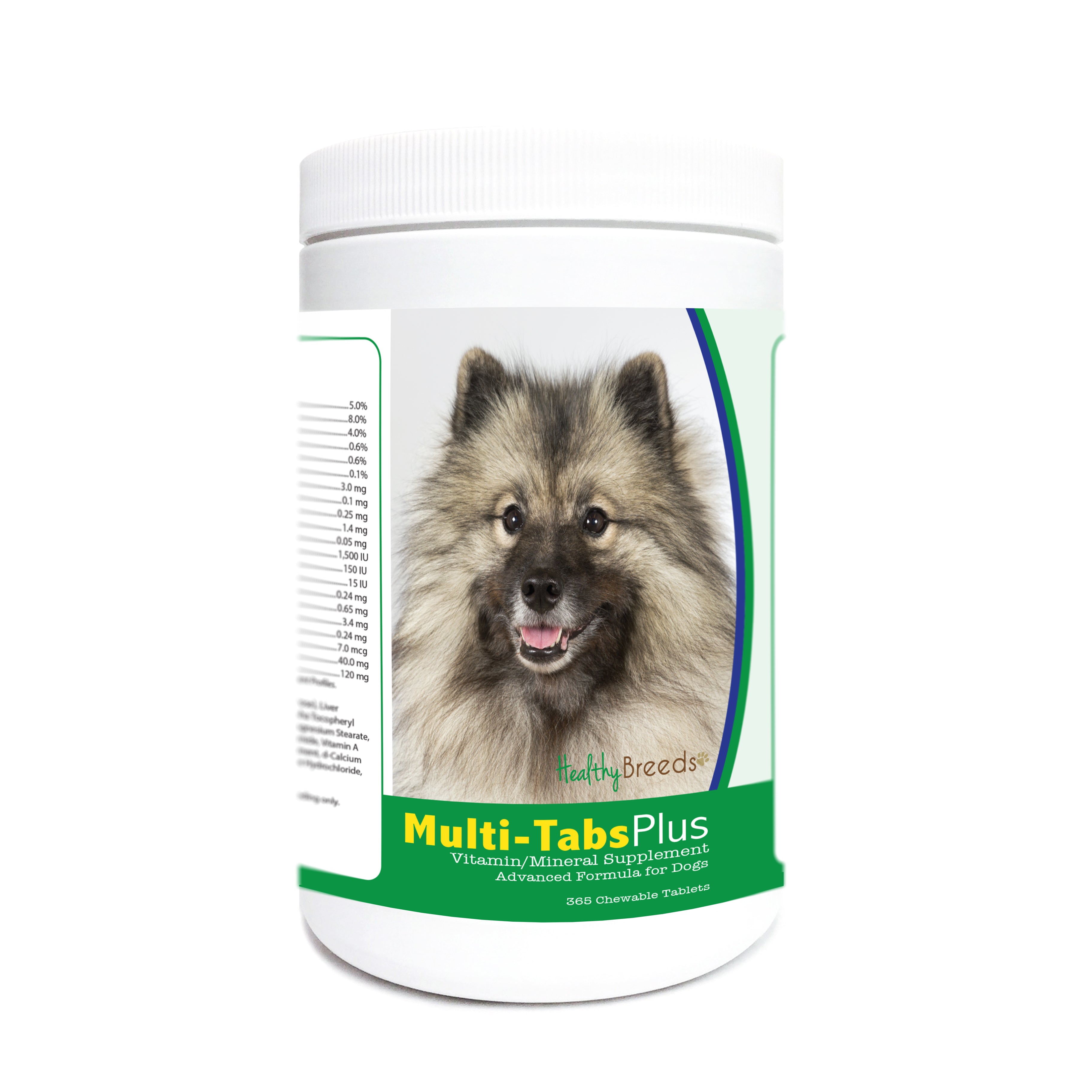 Keeshonden Multi-Tabs Plus Chewable Tablets 365 Count