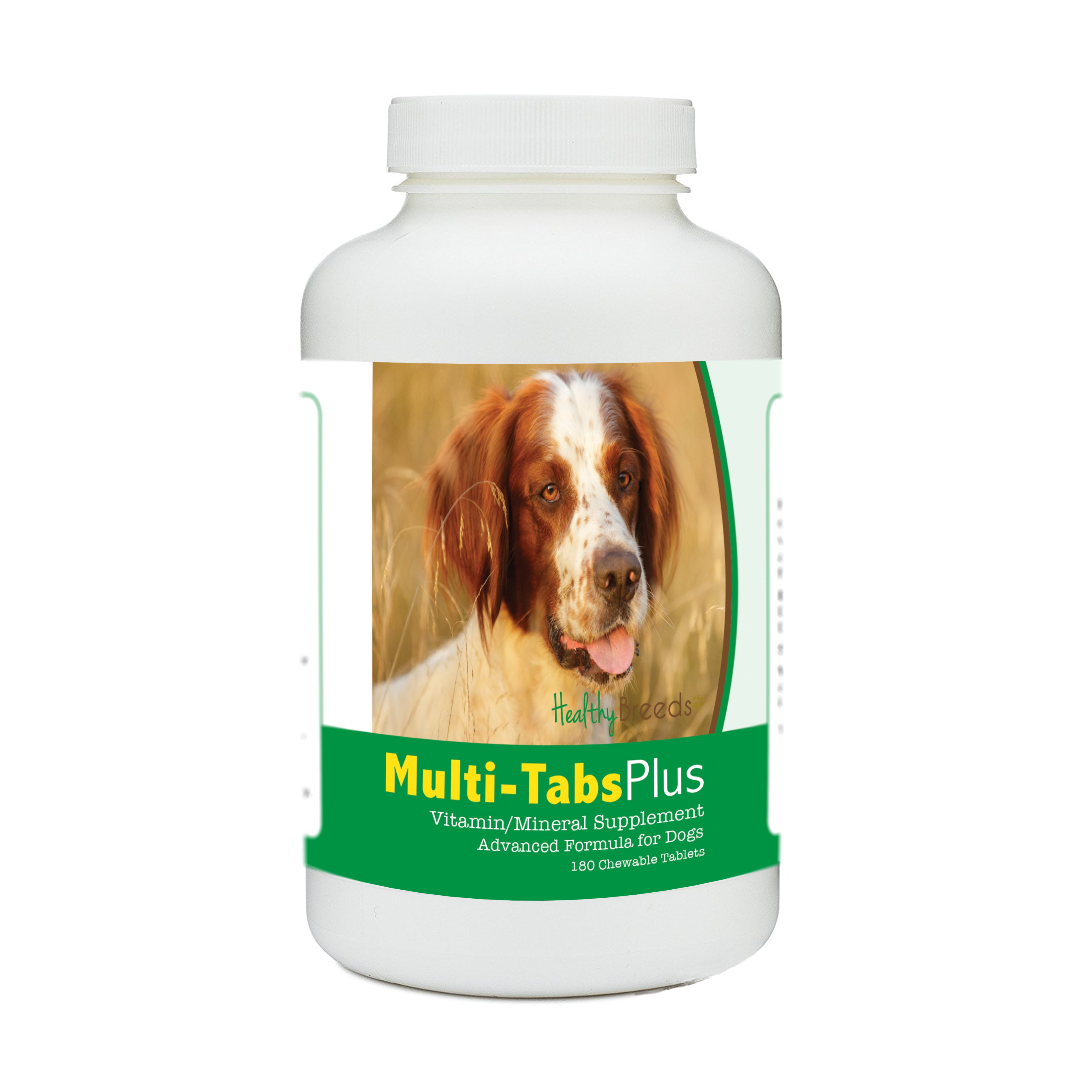 Irish Red and White Setter Multi-Tabs Plus Chewable Tablets 180 Count