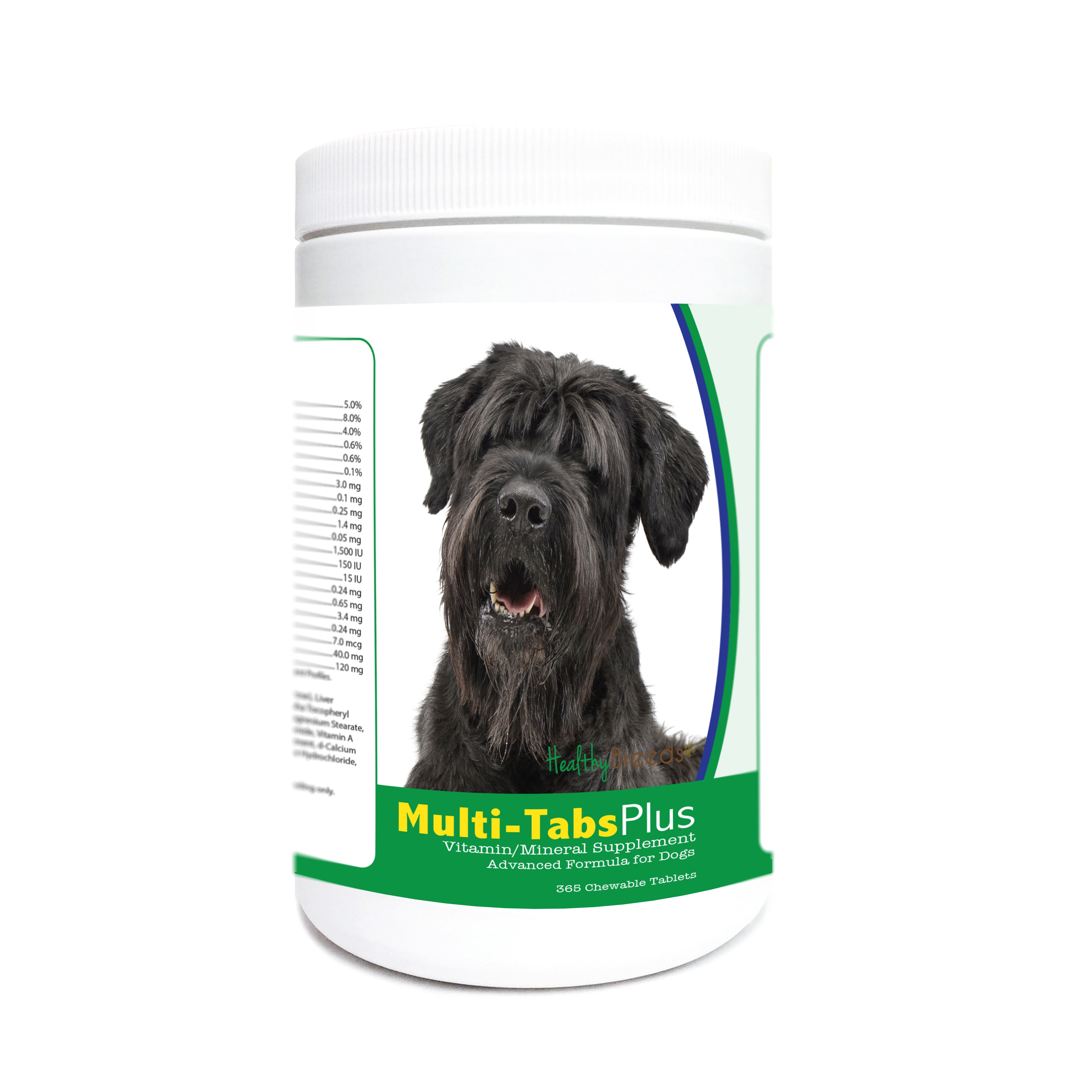 Black Russian Terrier Multi-Tabs Plus Chewable Tablets 365 Count