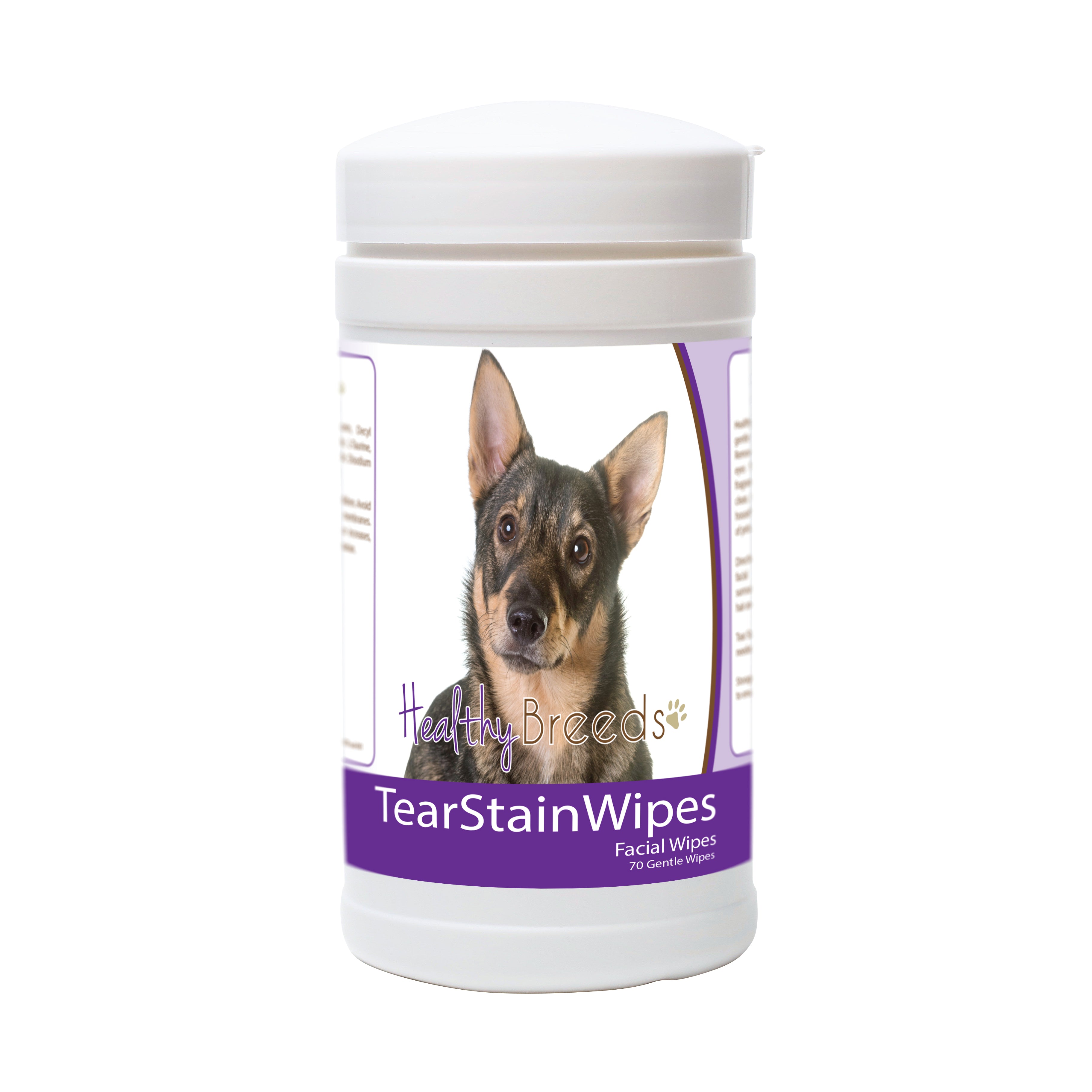 Swedish Vallhund Tear Stain Wipes 70 Count