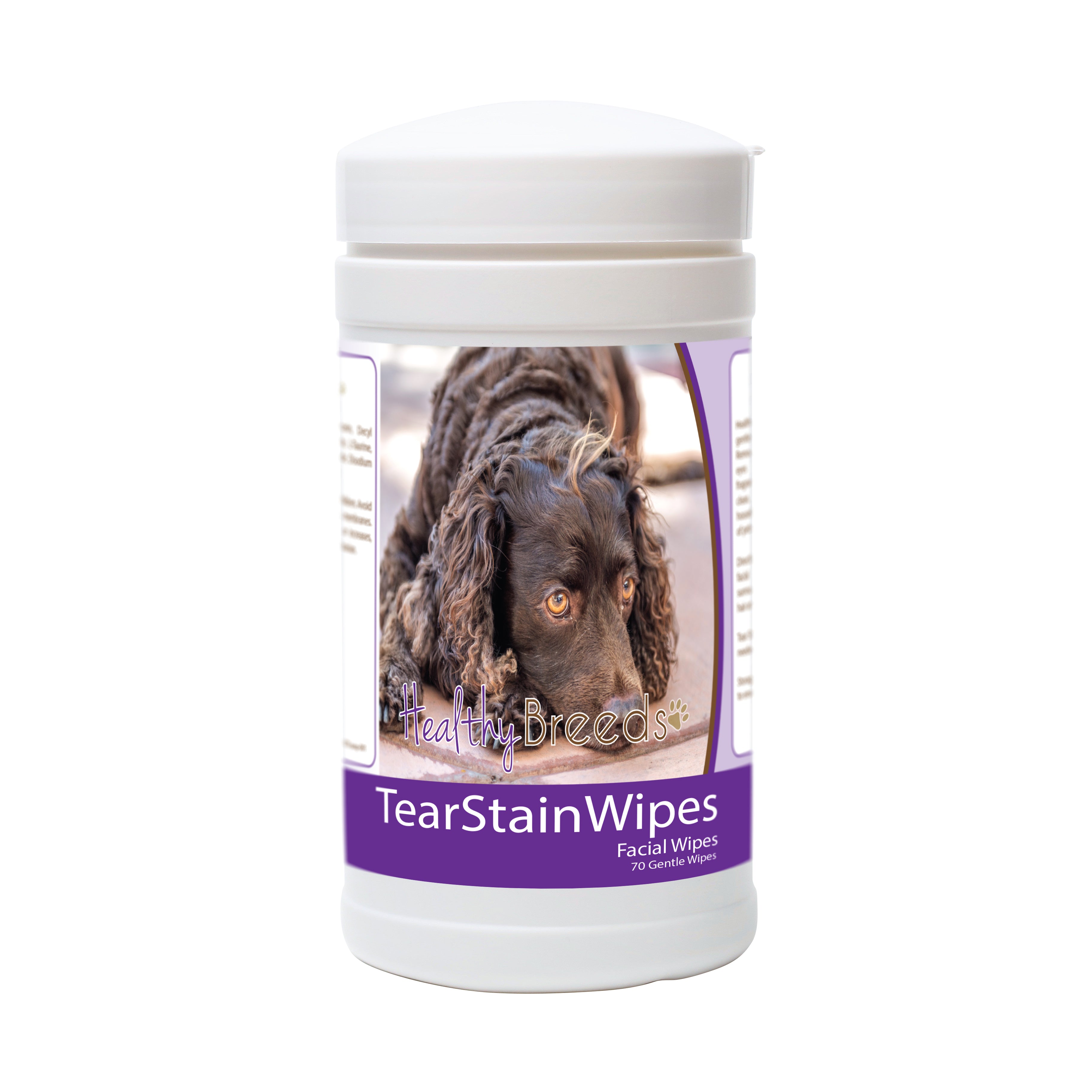 American Water Spaniel Tear Stain Wipes 70 Count