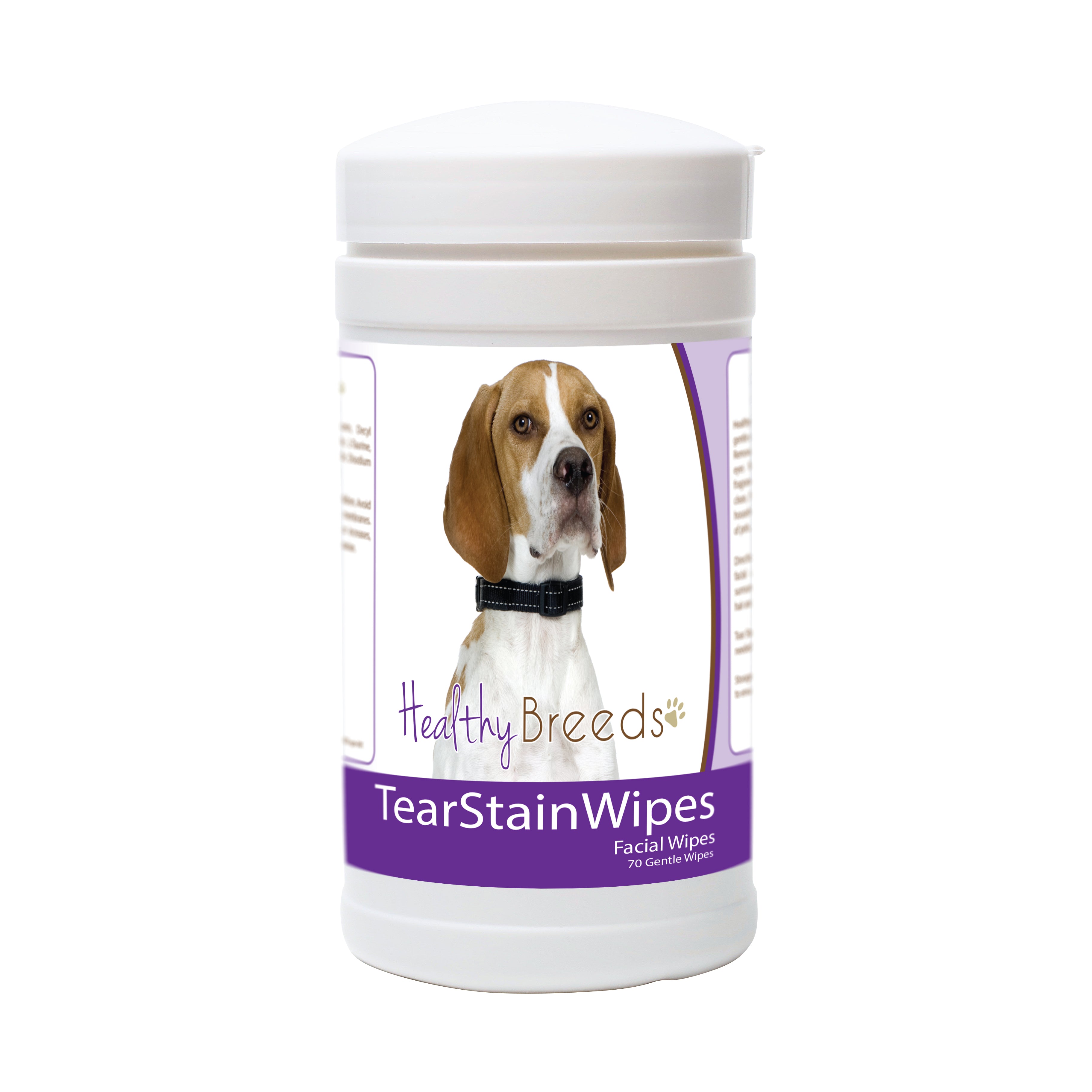 English Pointer Tear Stain Wipes 70 Count