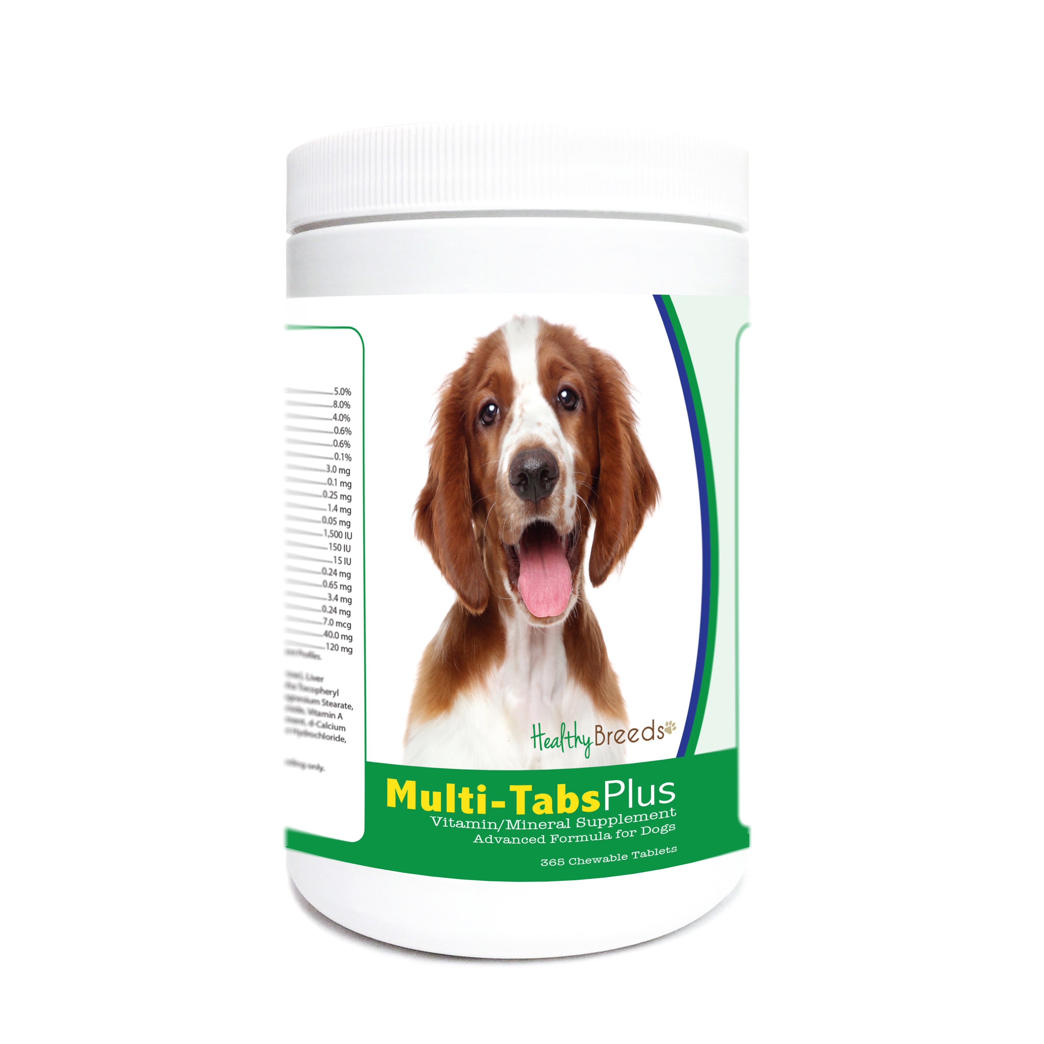 Welsh Springer Spaniel Multi-Tabs Plus Chewable Tablets 365 Count