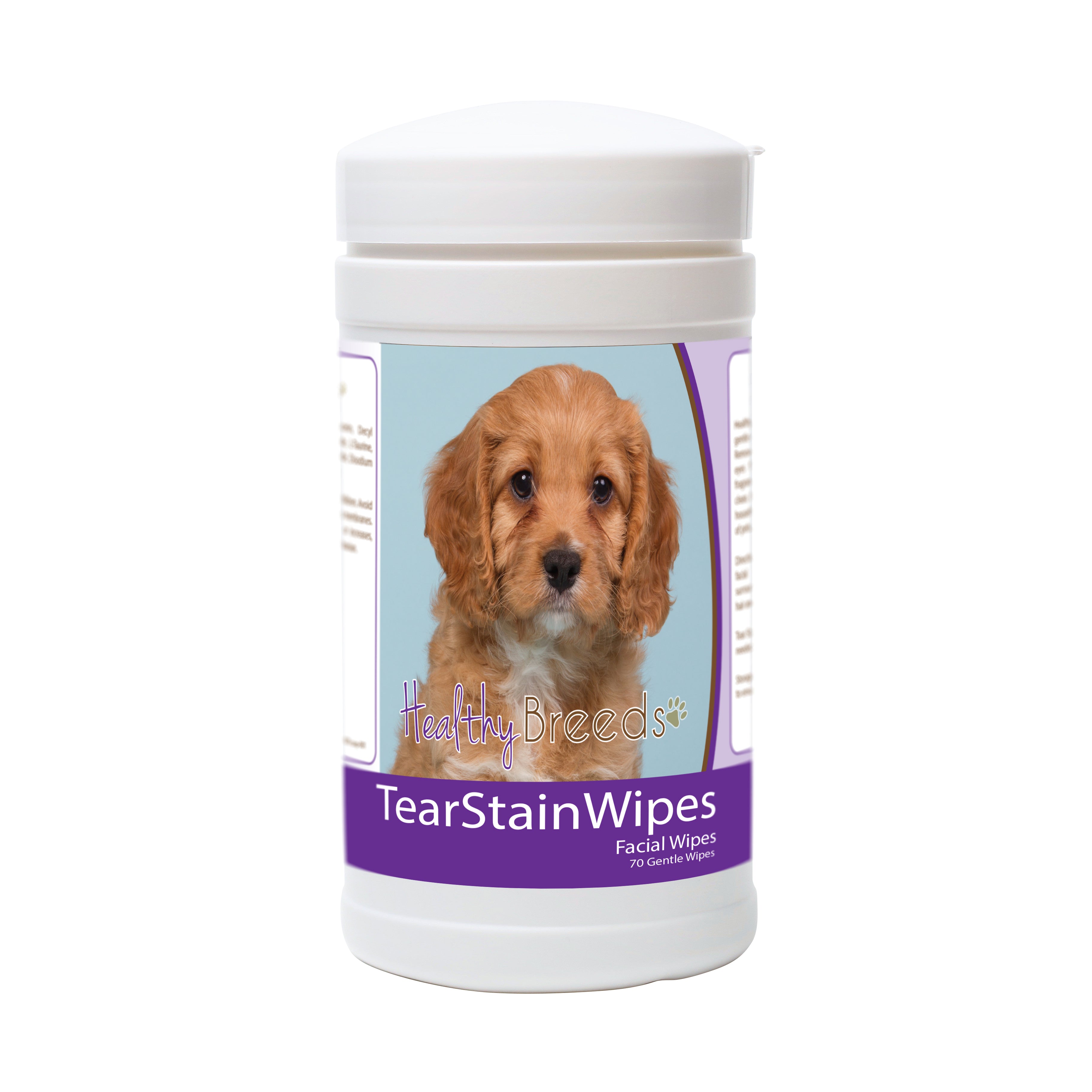 Cavapoo Tear Stain Wipes 70 Count