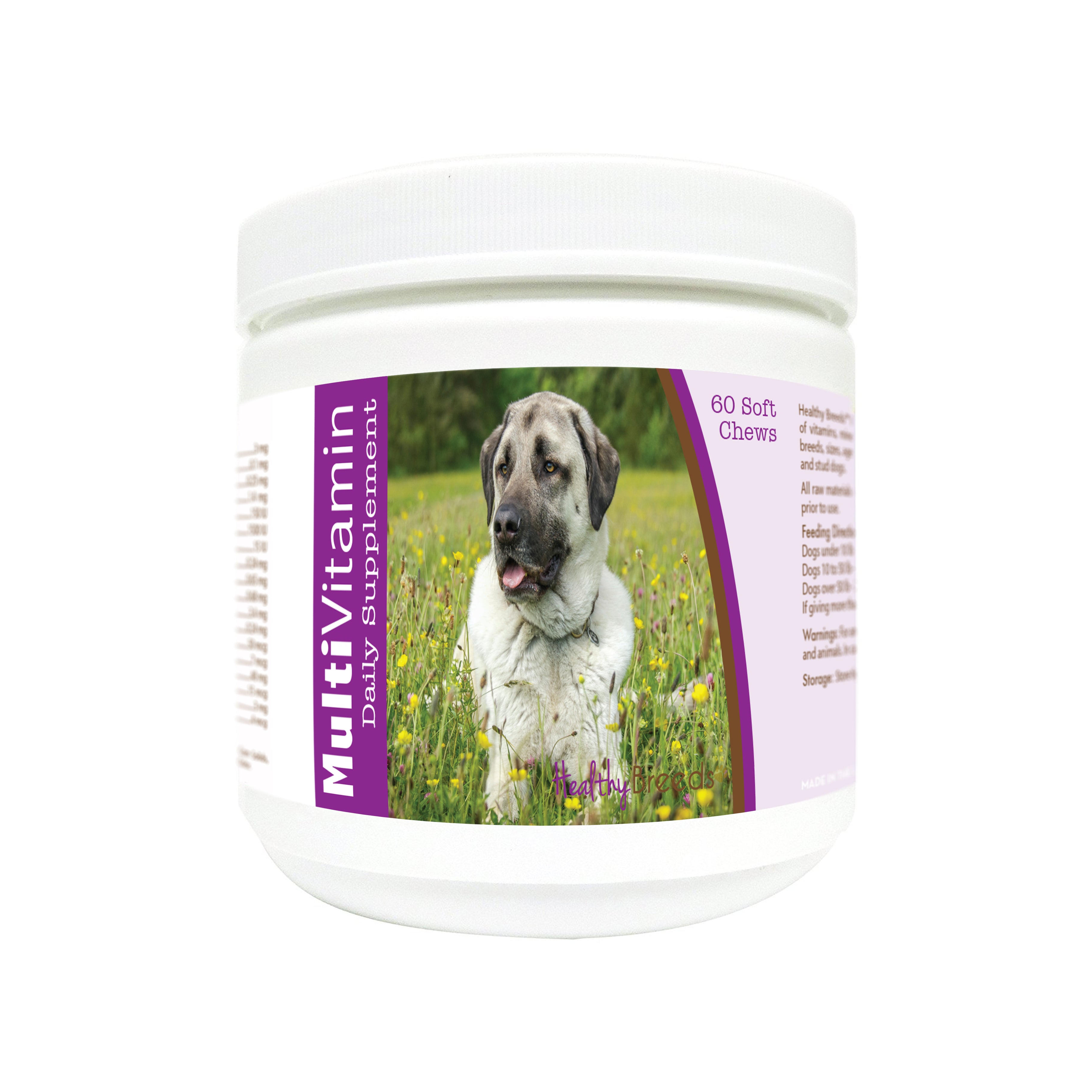 Anatolian Shepherd Dog Multi-Vitamin Soft Chews 60 Count