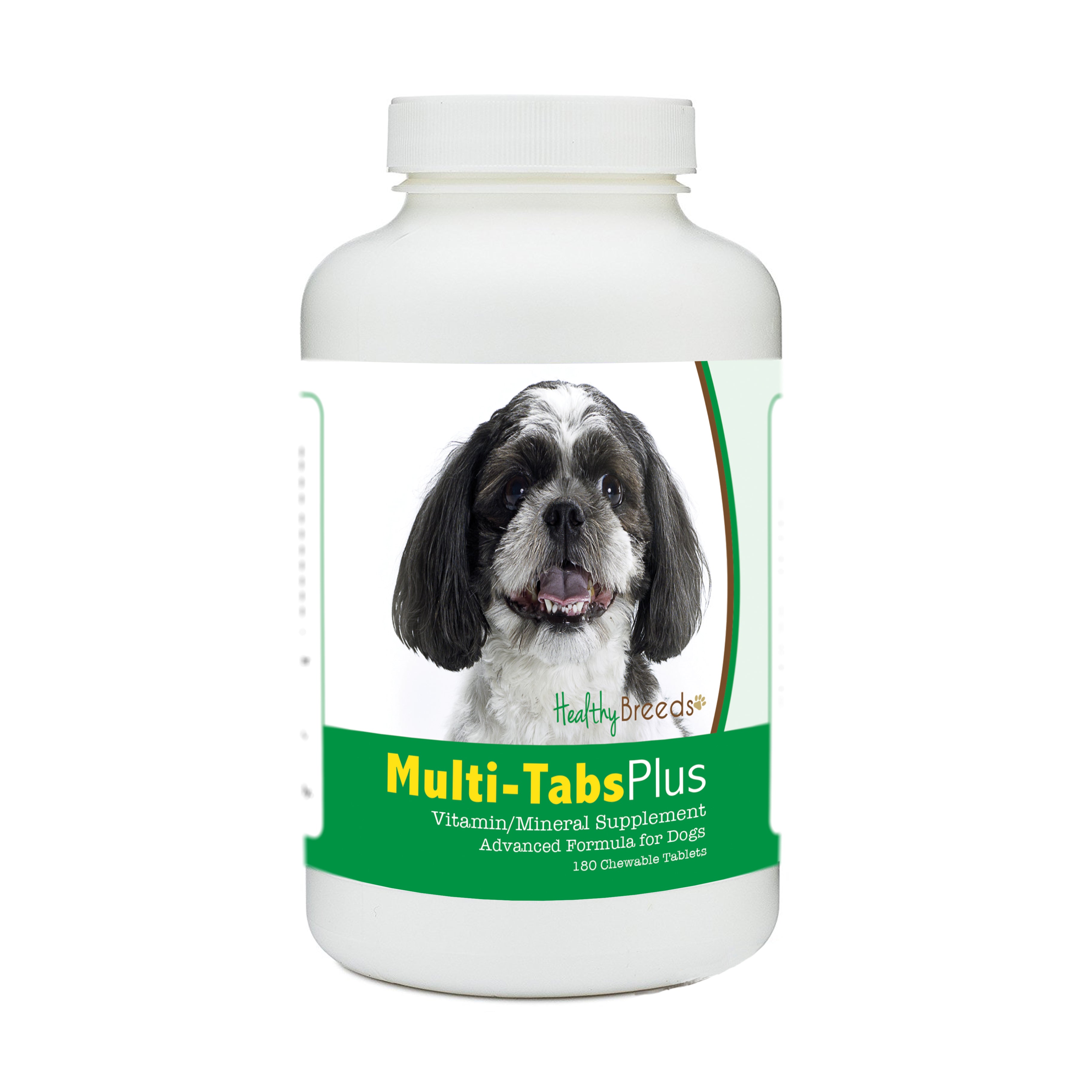 Shih-Poo Multi-Tabs Plus Chewable Tablets 180 Count
