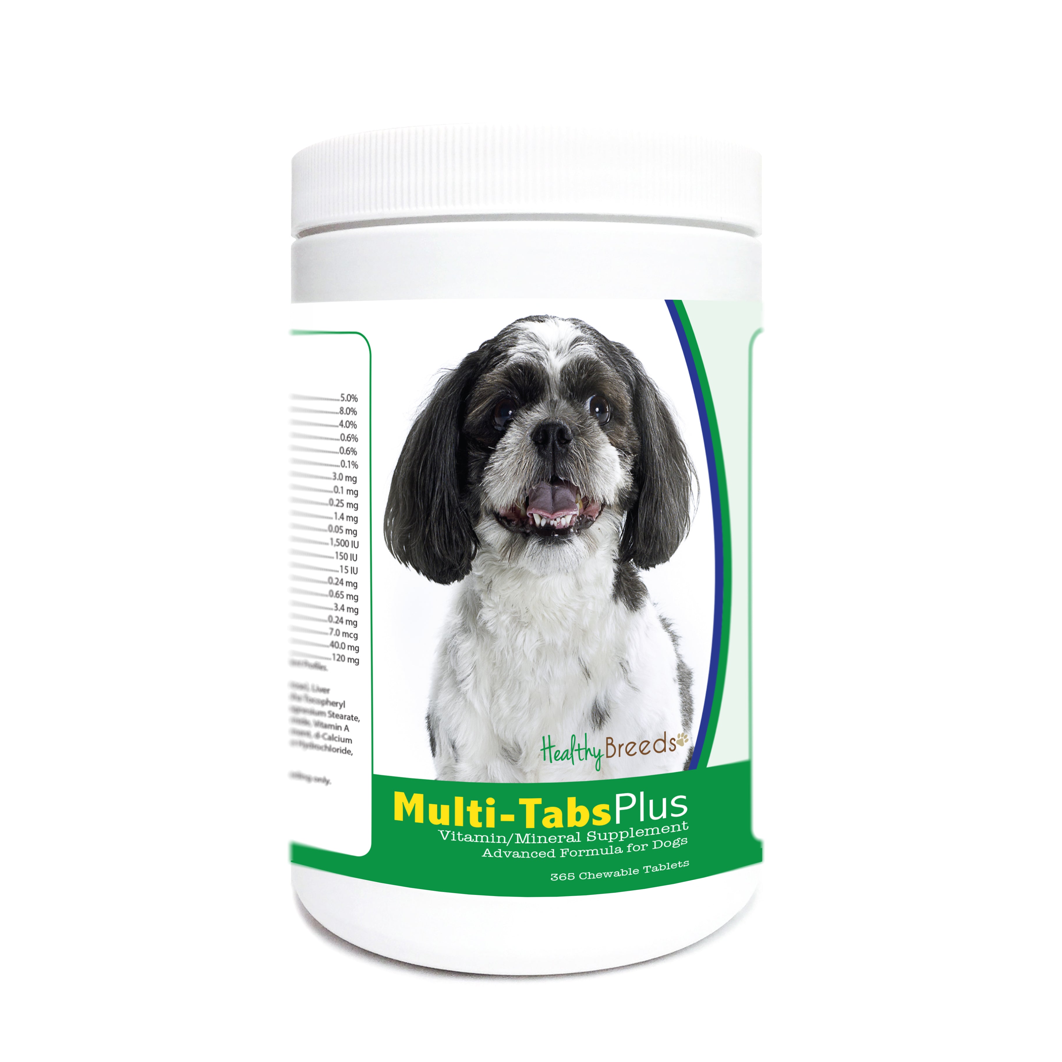 Shih-Poo Multi-Tabs Plus Chewable Tablets 365 Count