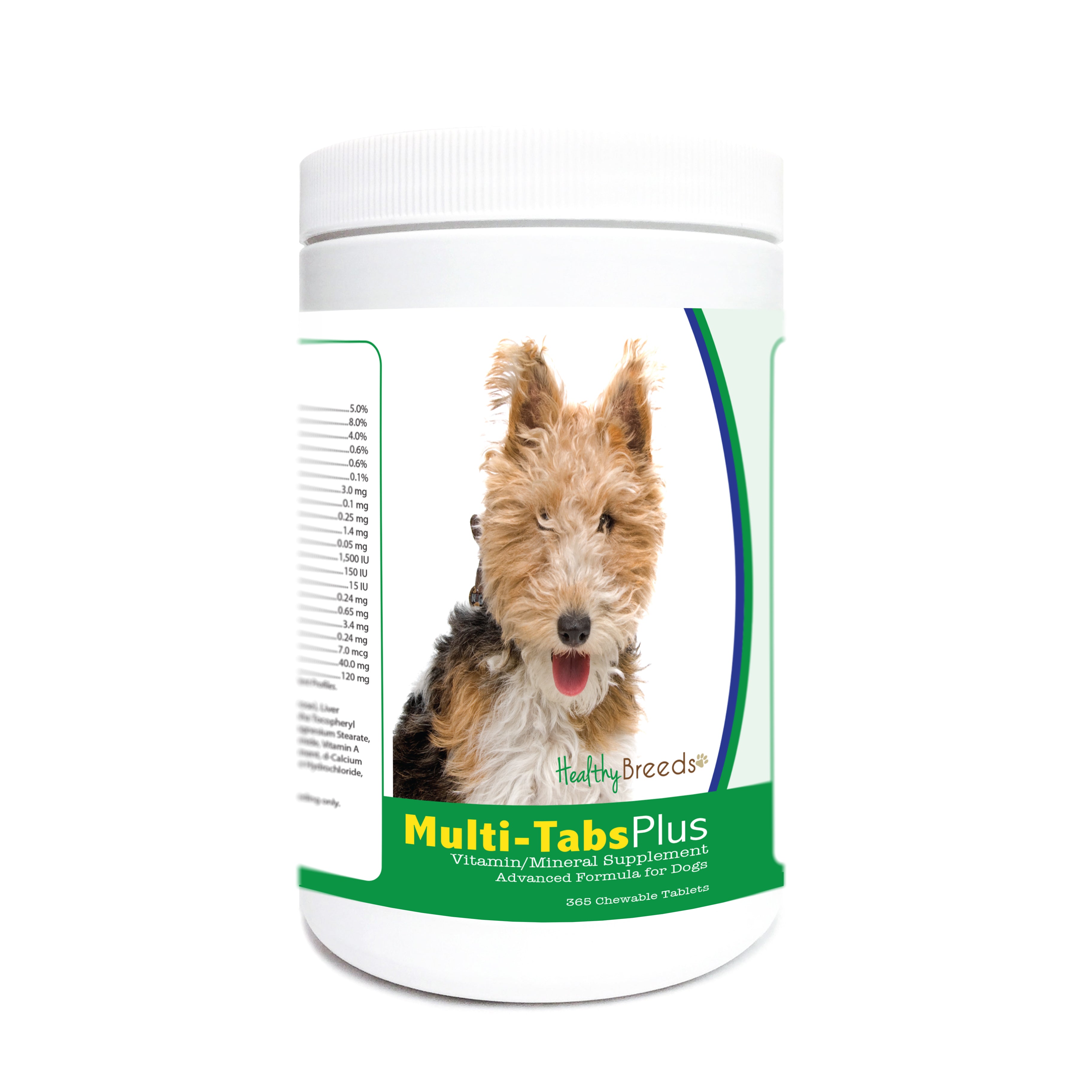 Wire Fox Terrier Multi-Tabs Plus Chewable Tablets 365 Count