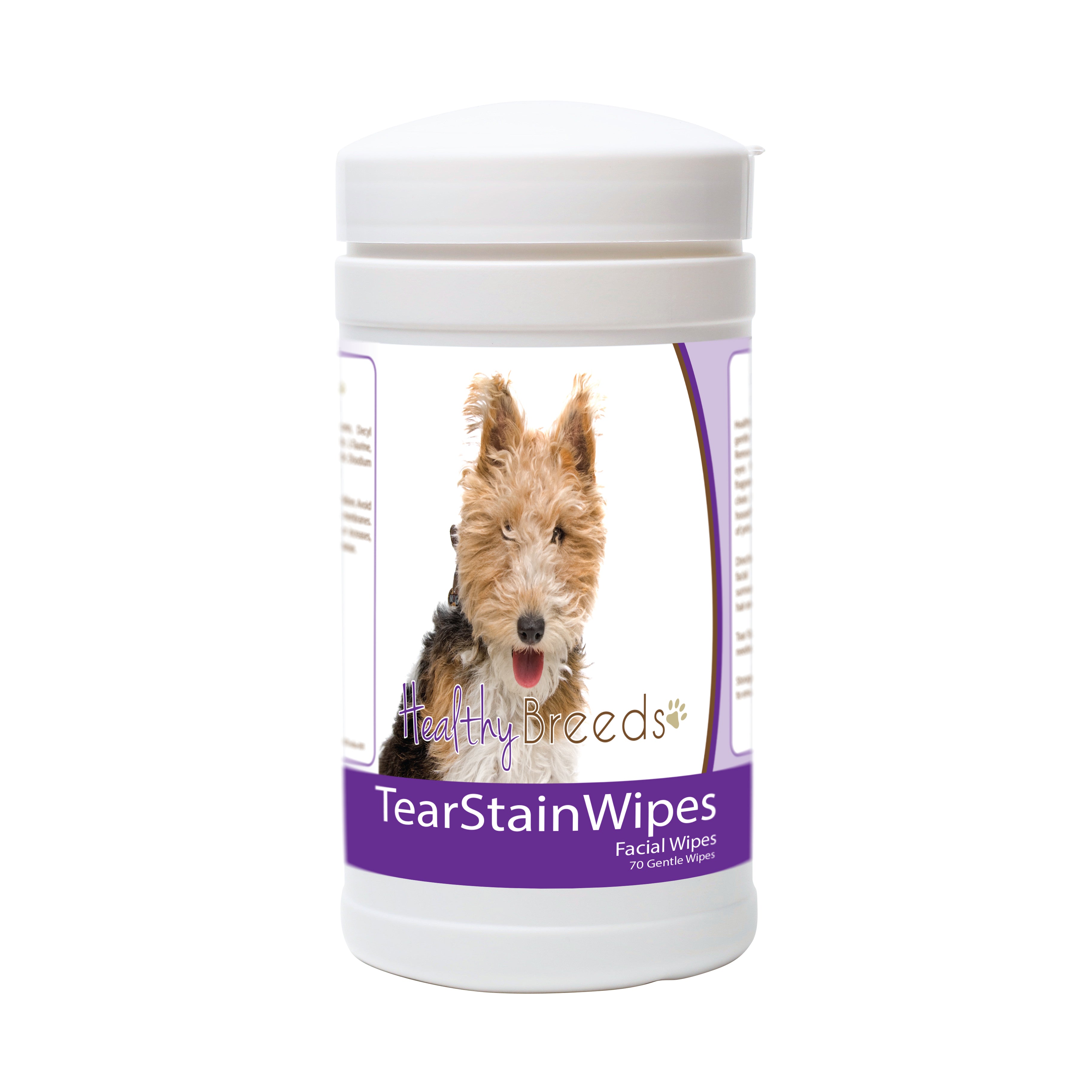 Wire Fox Terrier Tear Stain Wipes 70 Count