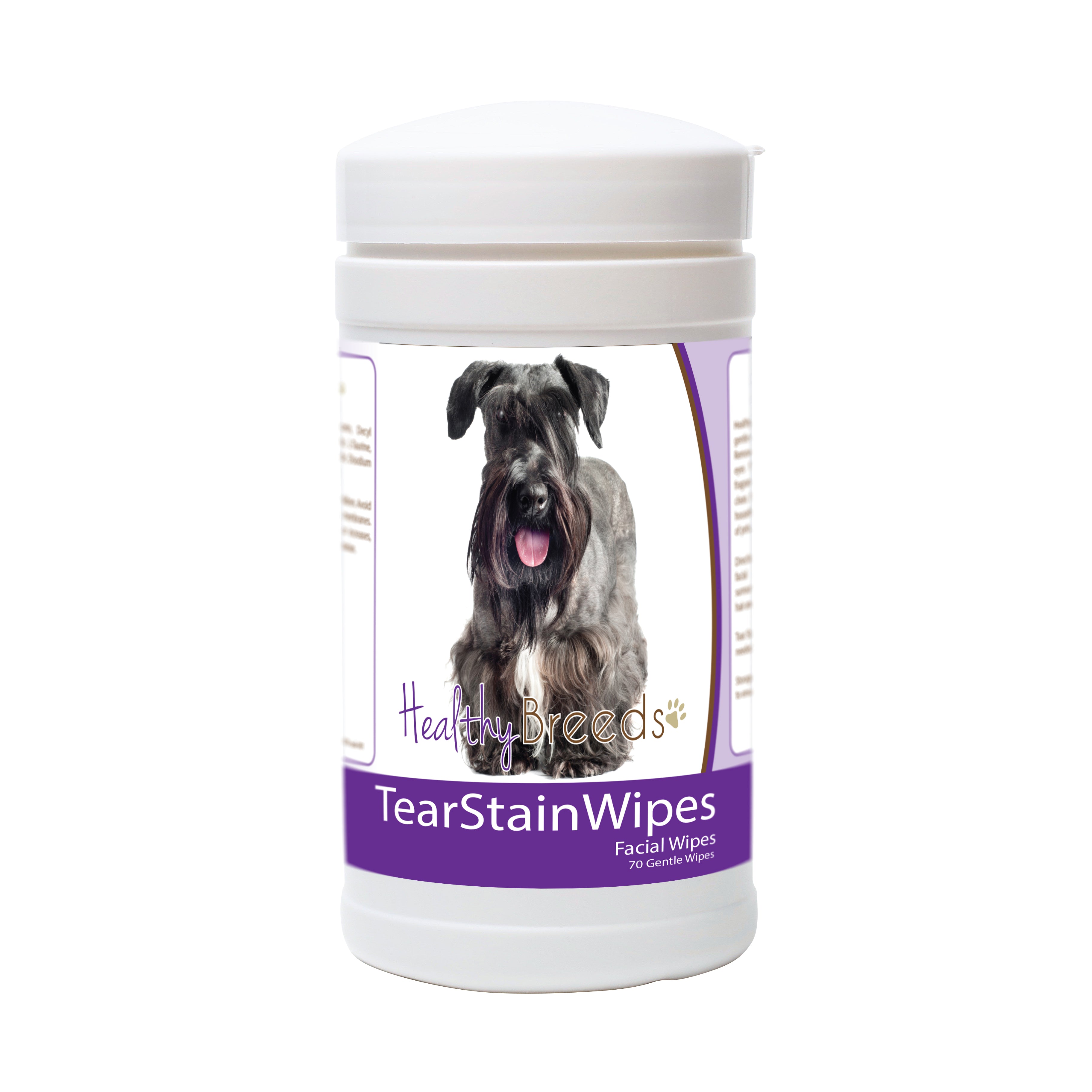 Cesky Terrier Tear Stain Wipes 70 Count