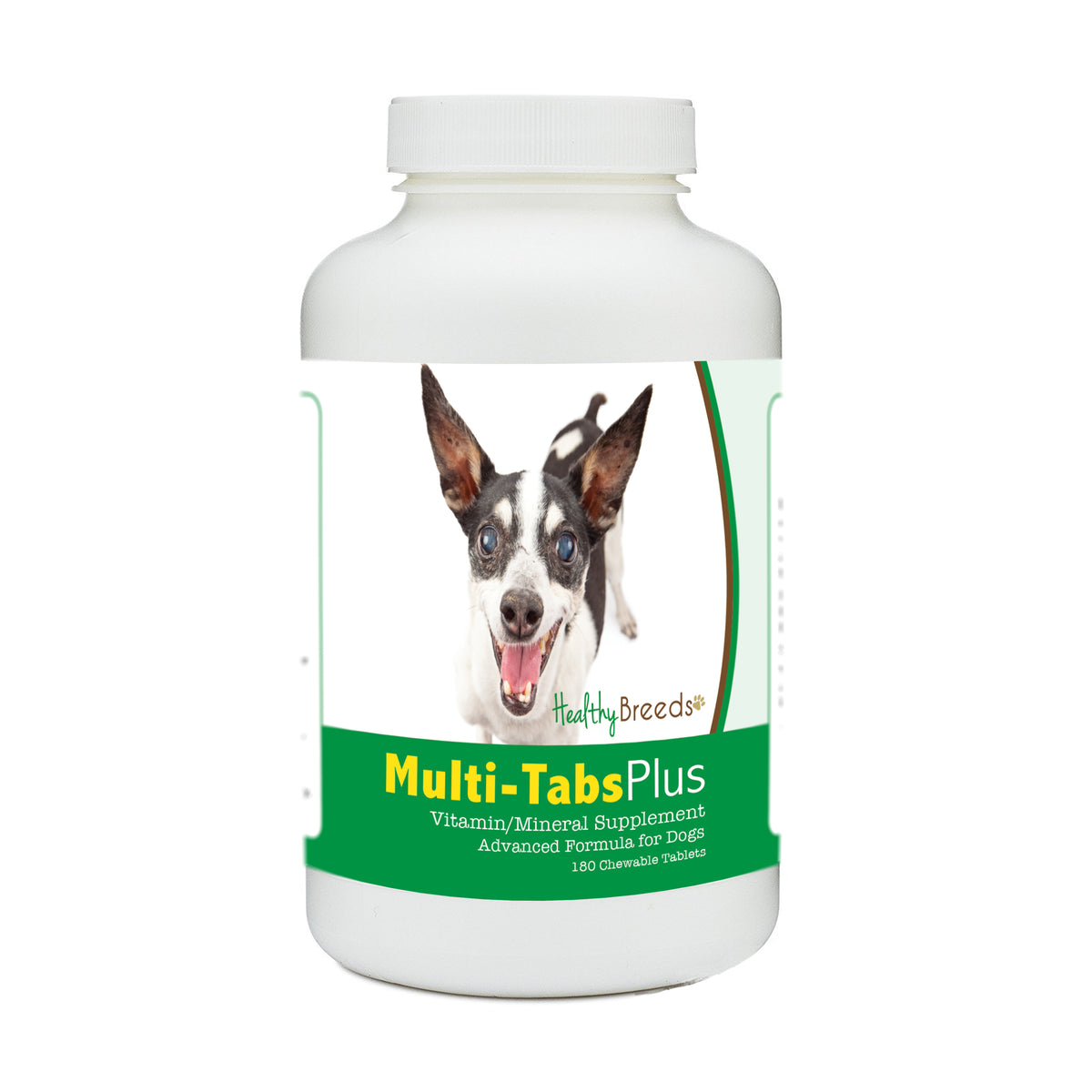 Rat Terrier Multi-Tabs Plus Chewable Tablets 180 Count – Healthy Breeds