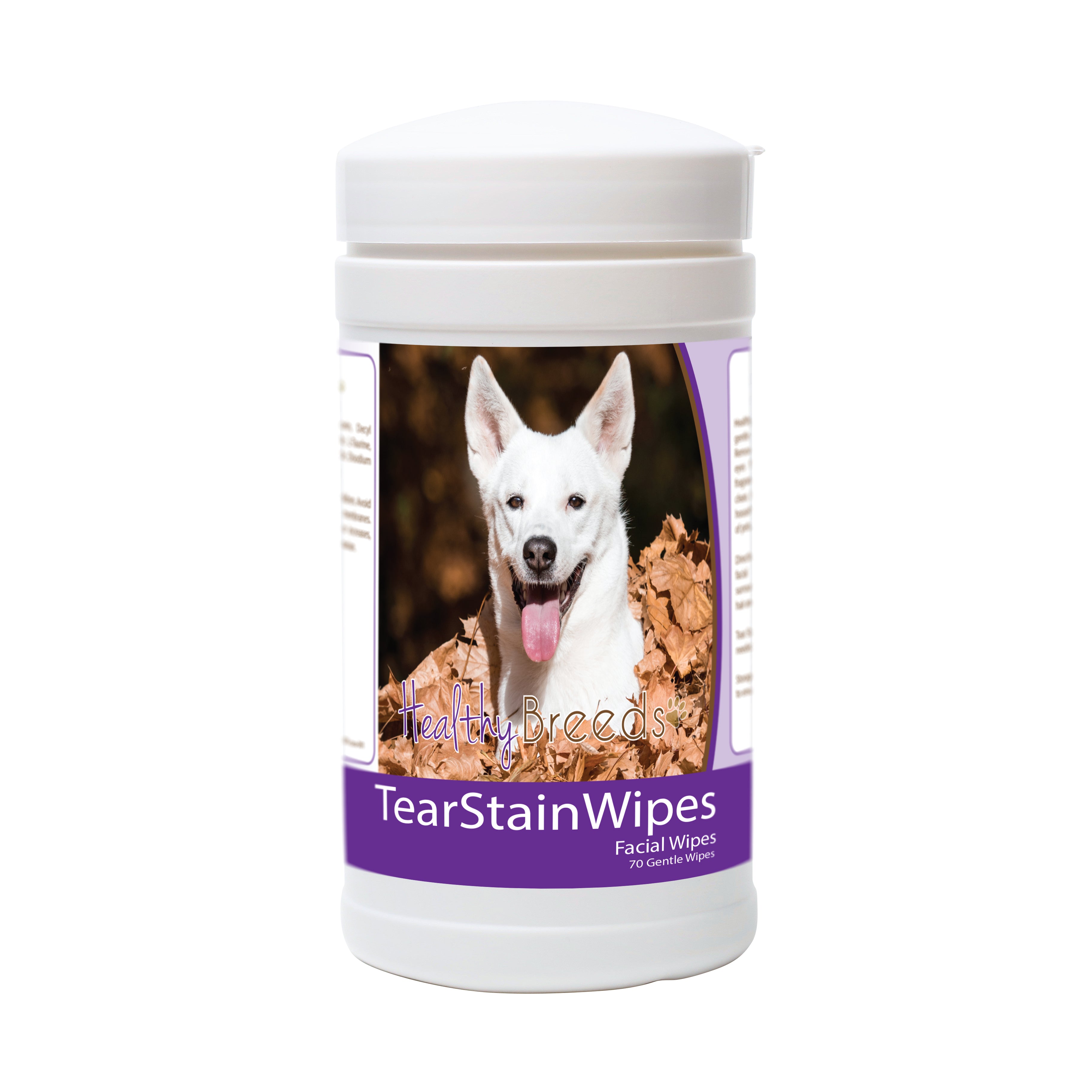 Canaan Dog Tear Stain Wipes 70 Count