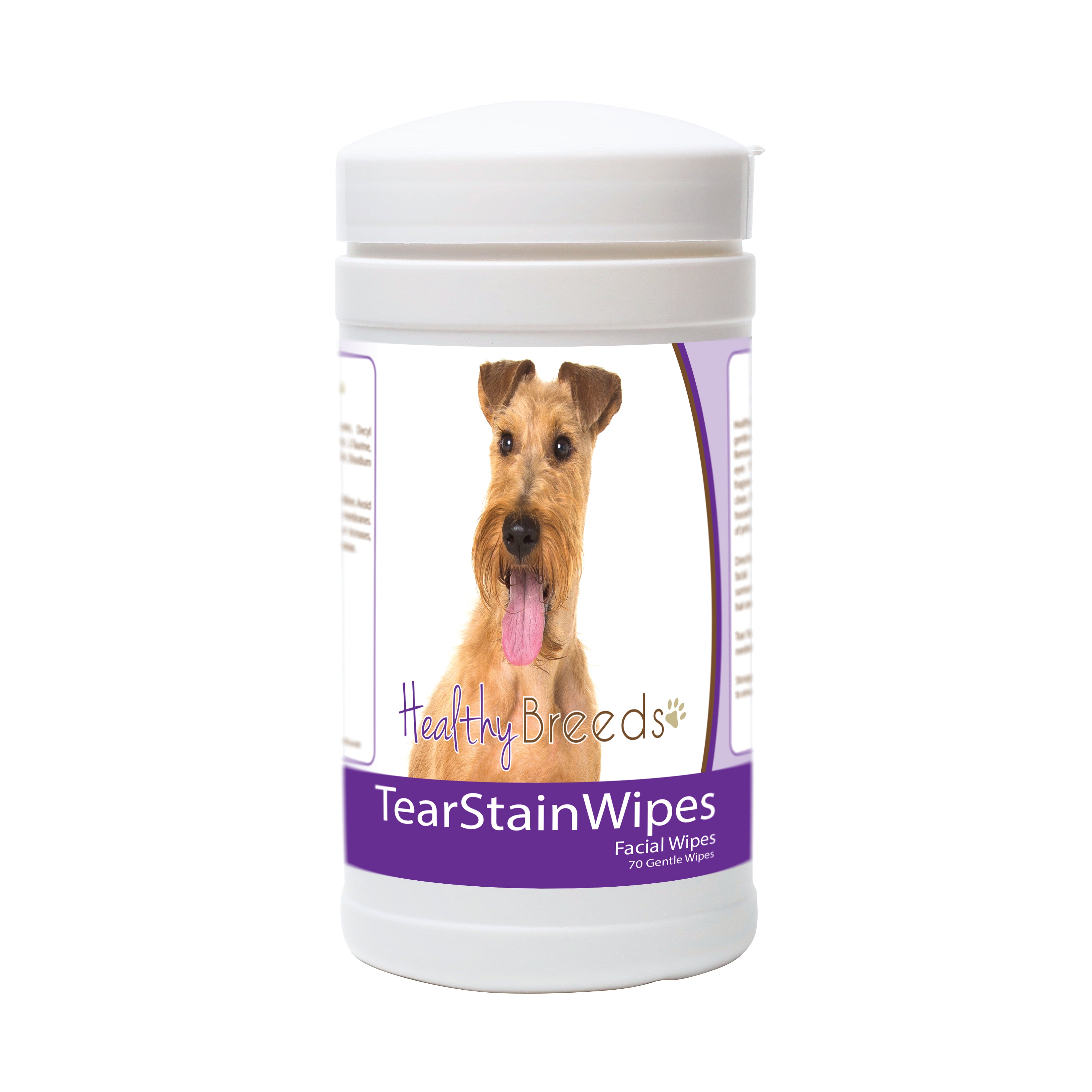 Irish Terrier Tear Stain Wipes 70 Count