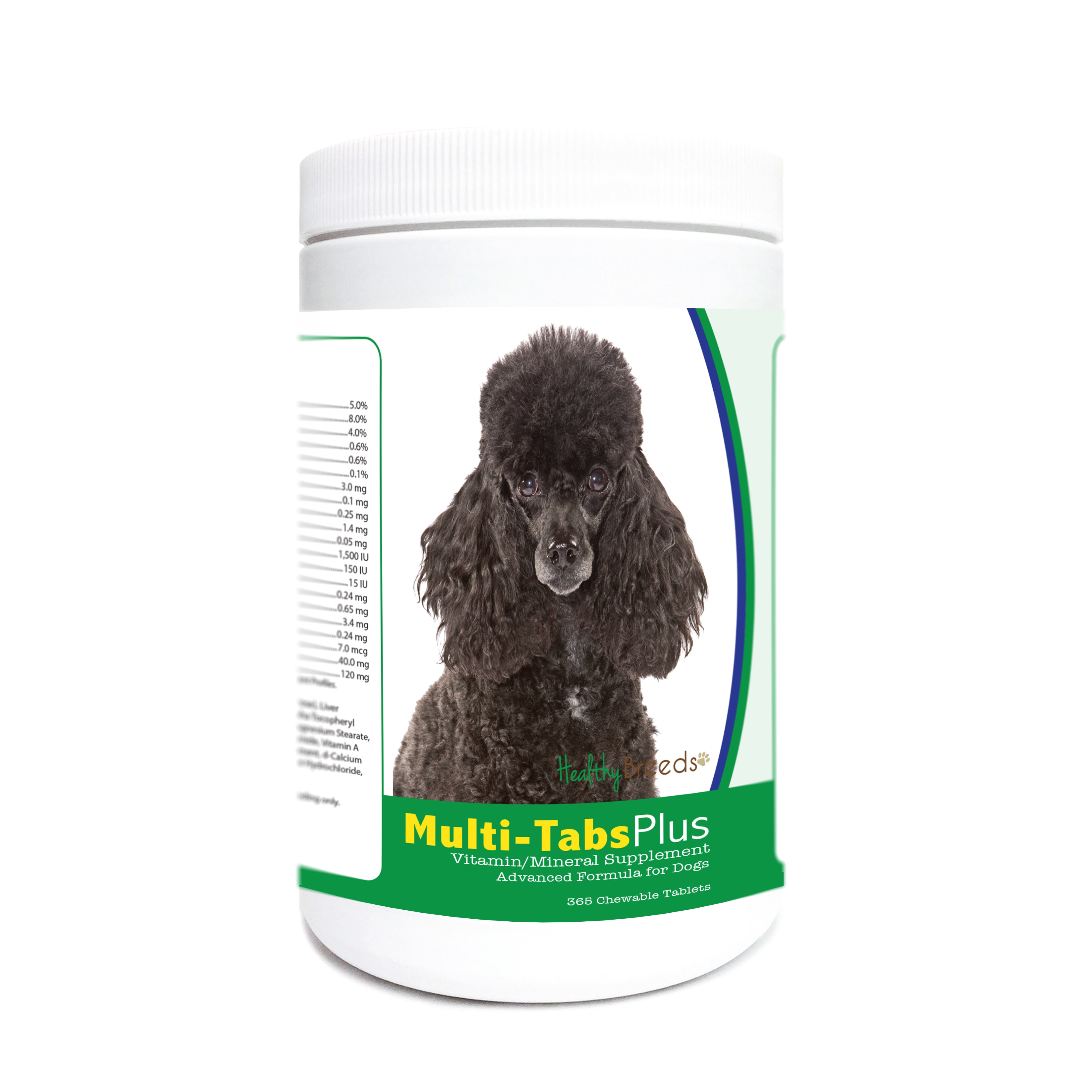 Poodle Multi-Tabs Plus Chewable Tablets 365 Count