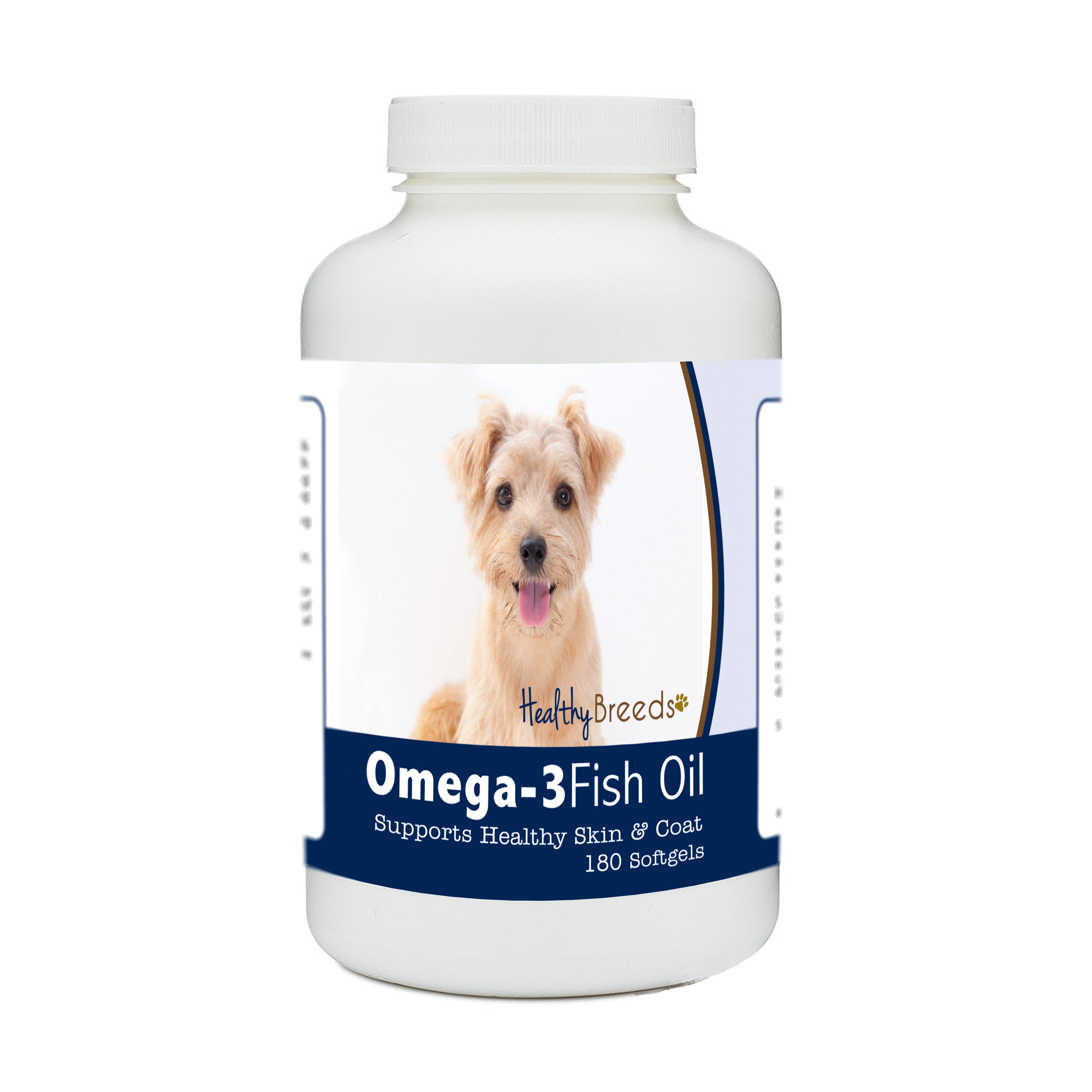 Norfolk Terrier Omega-3 Fish Oil Softgels 180 Count