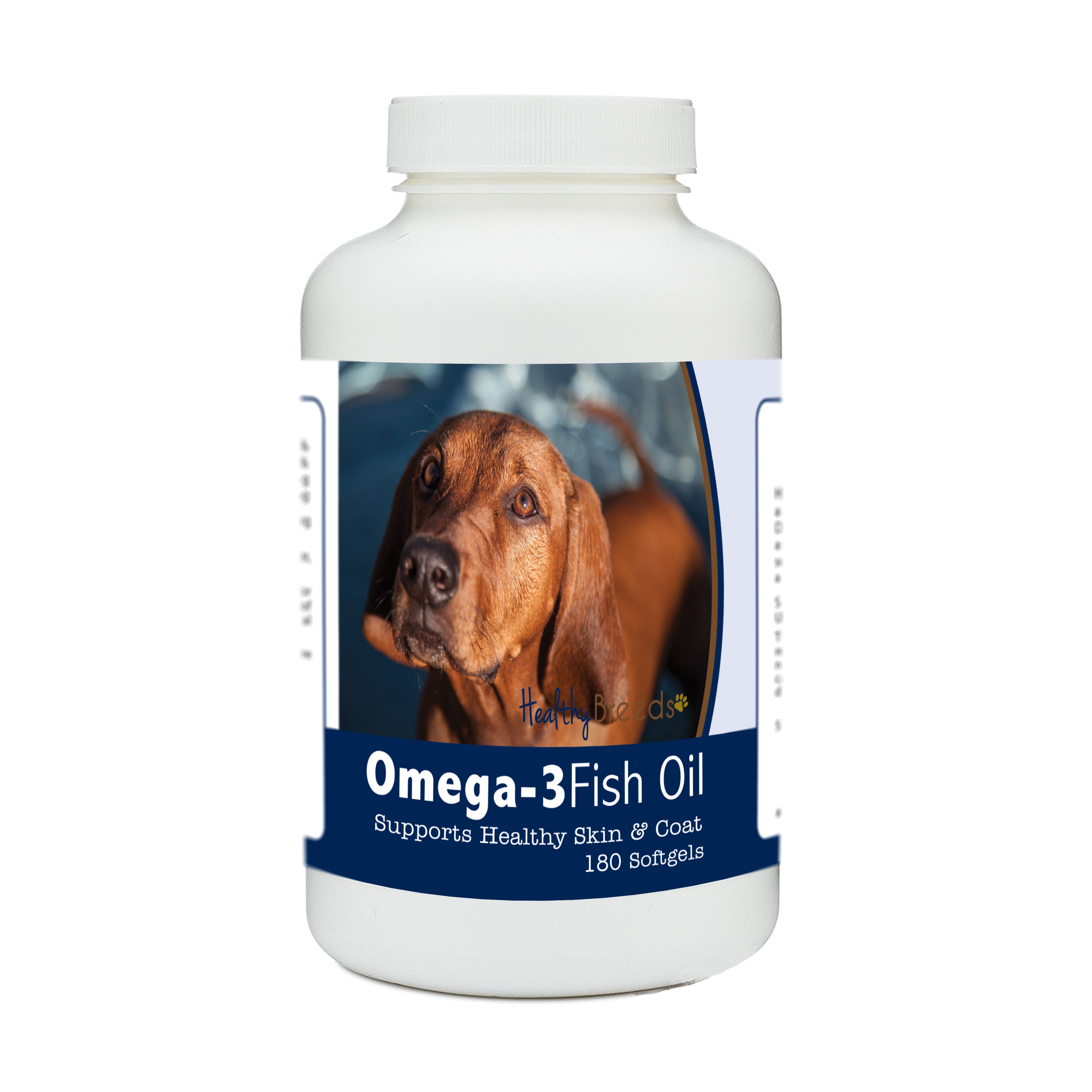 Redbone Coonhound Omega-3 Fish Oil Softgels 180 Count