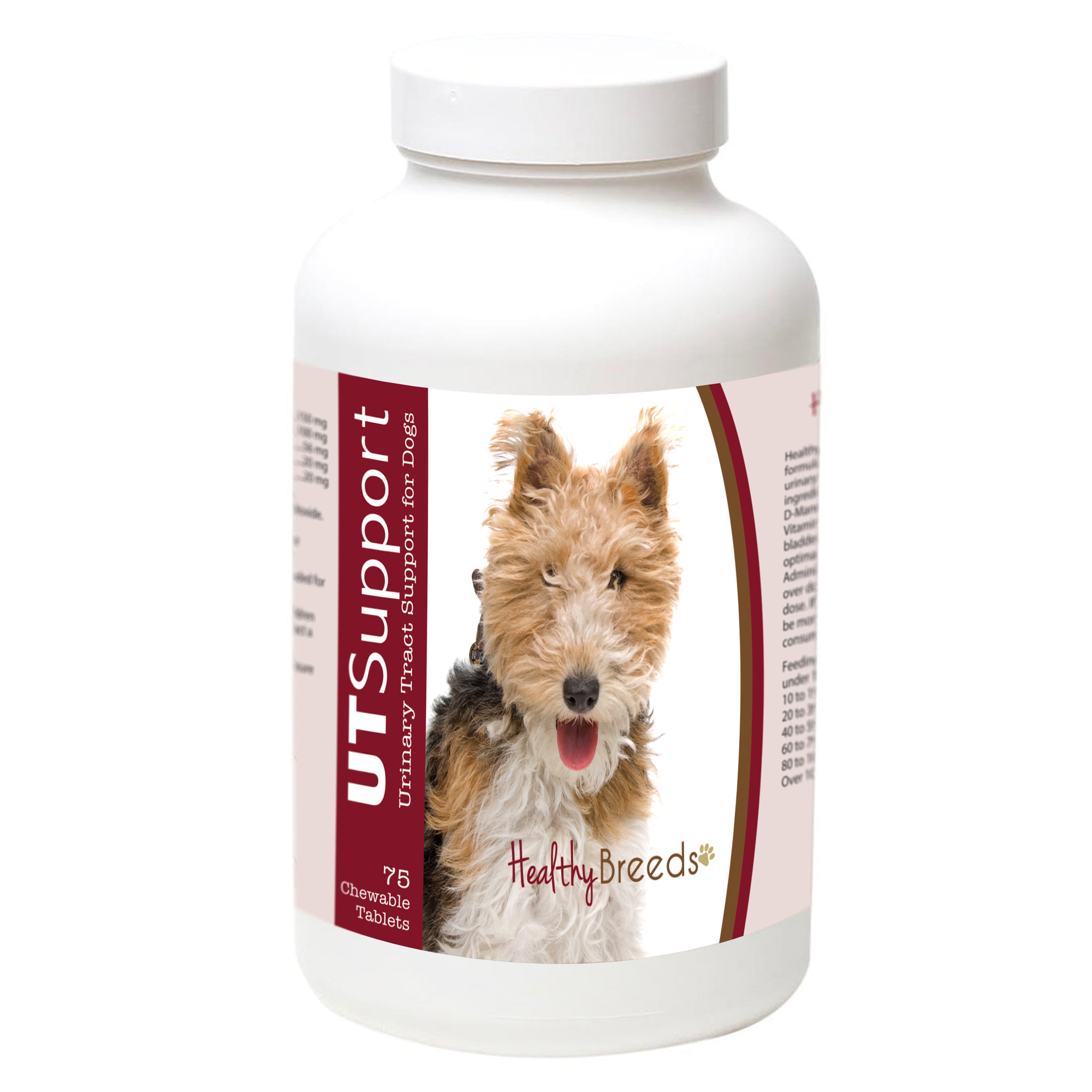 Wire Fox Terrier Cranberry Chewables 75 Count
