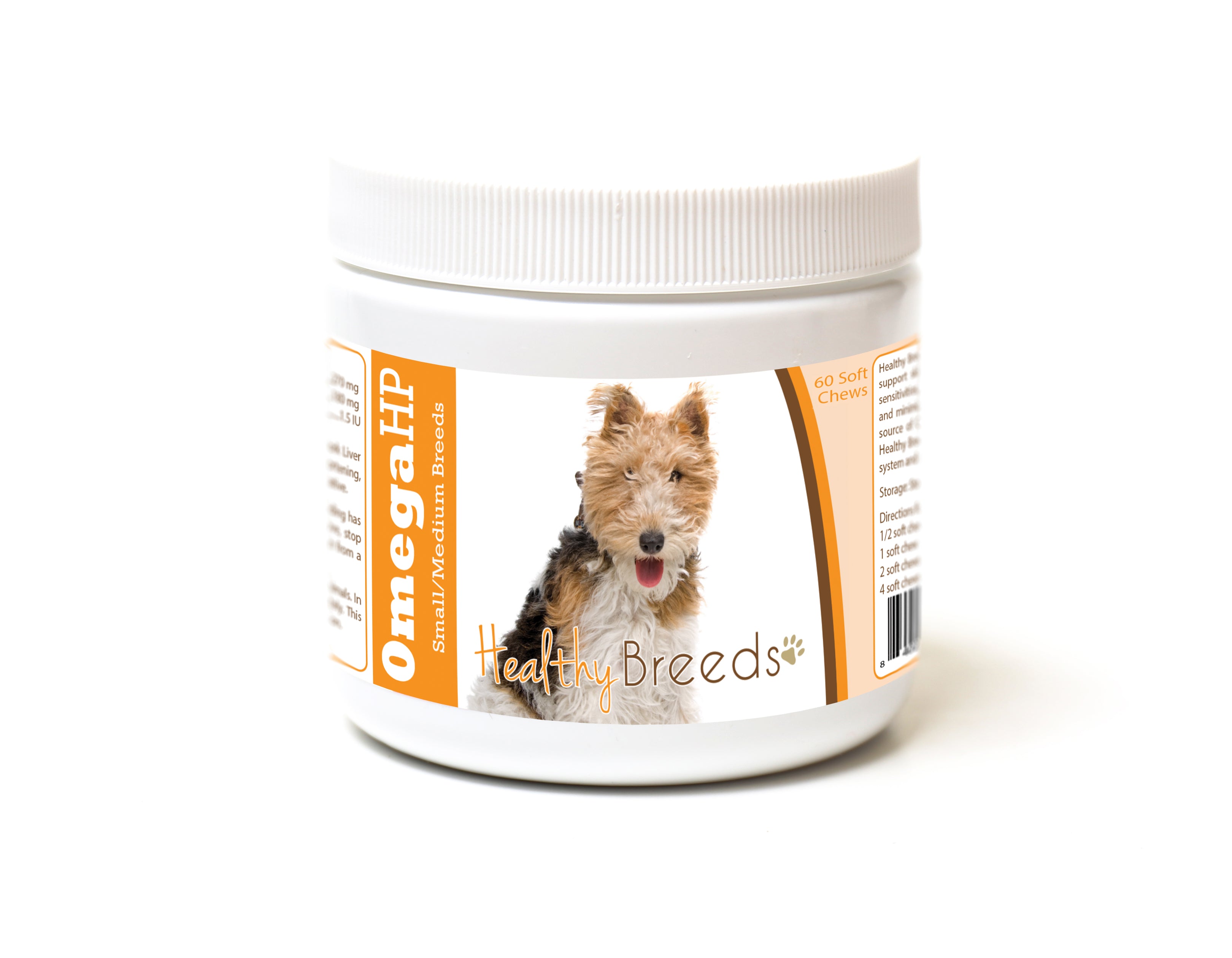 Wire Fox Terrier Omega HP Fatty Acid Skin and Coat Support Soft Chews 60 Count