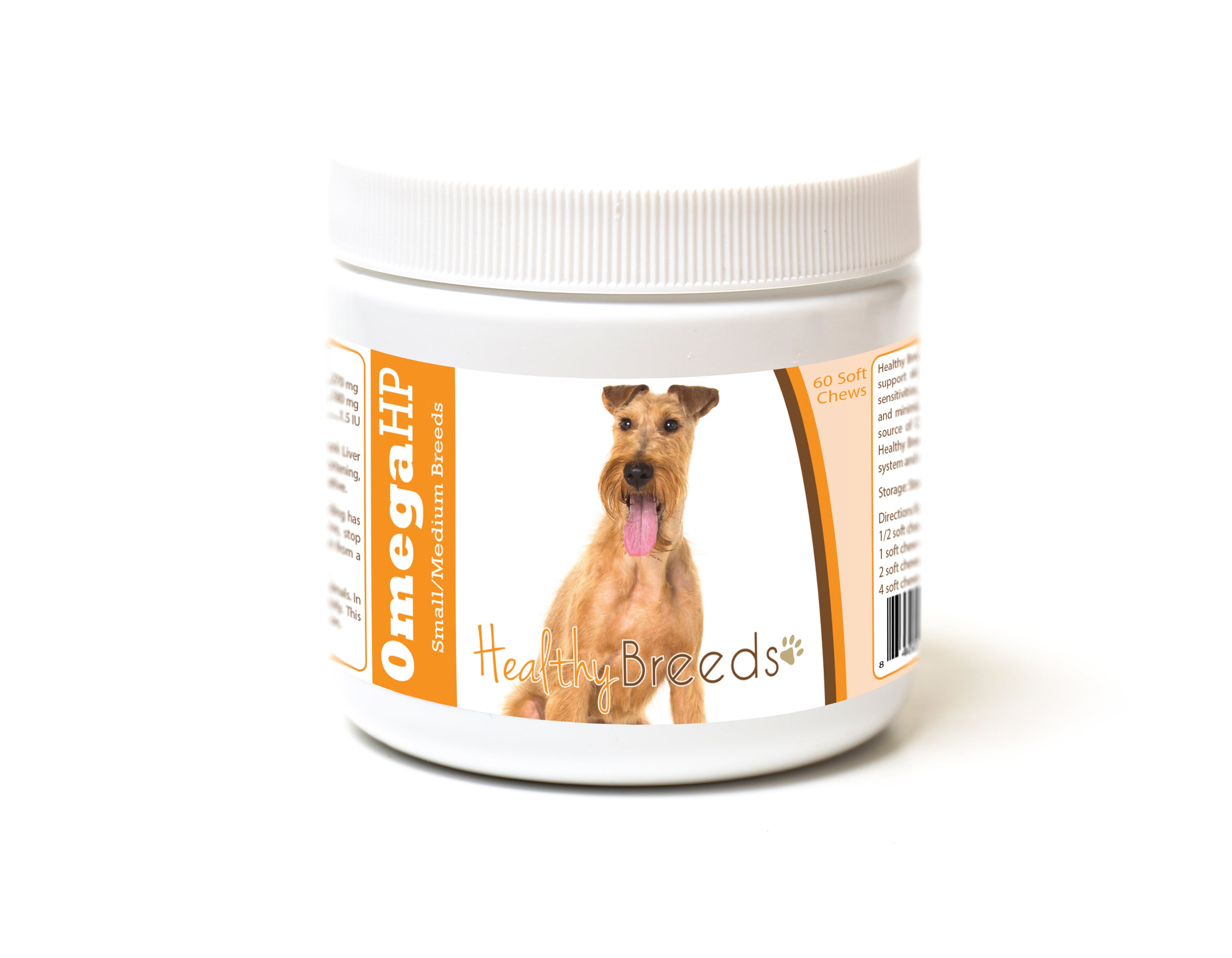 Irish Terrier Omega HP Fatty Acid Skin and Coat Support Soft Chews 60 Count