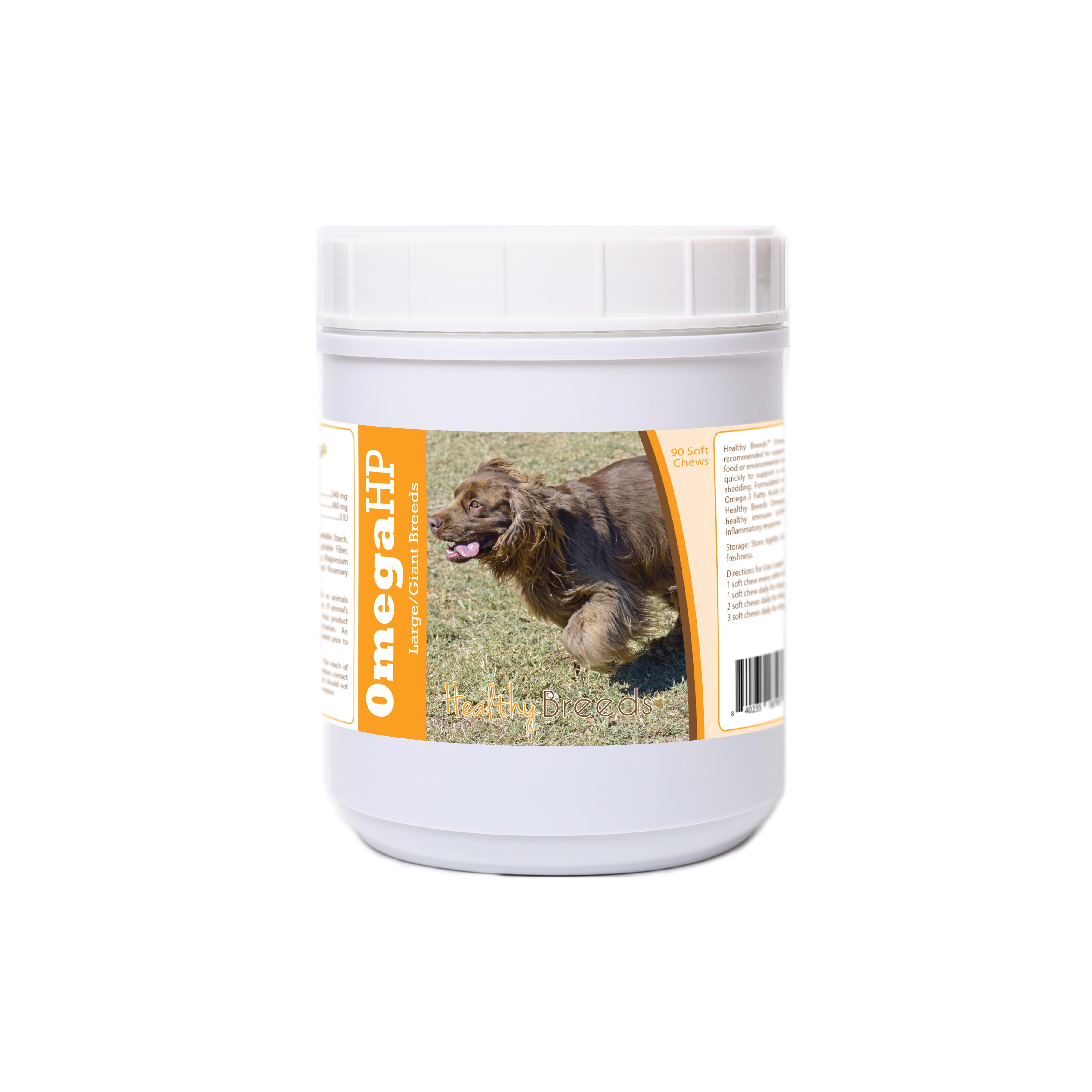 Sussex Spaniel Omega HP Fatty Acid Skin and Coat Support Soft Chews 90 Count
