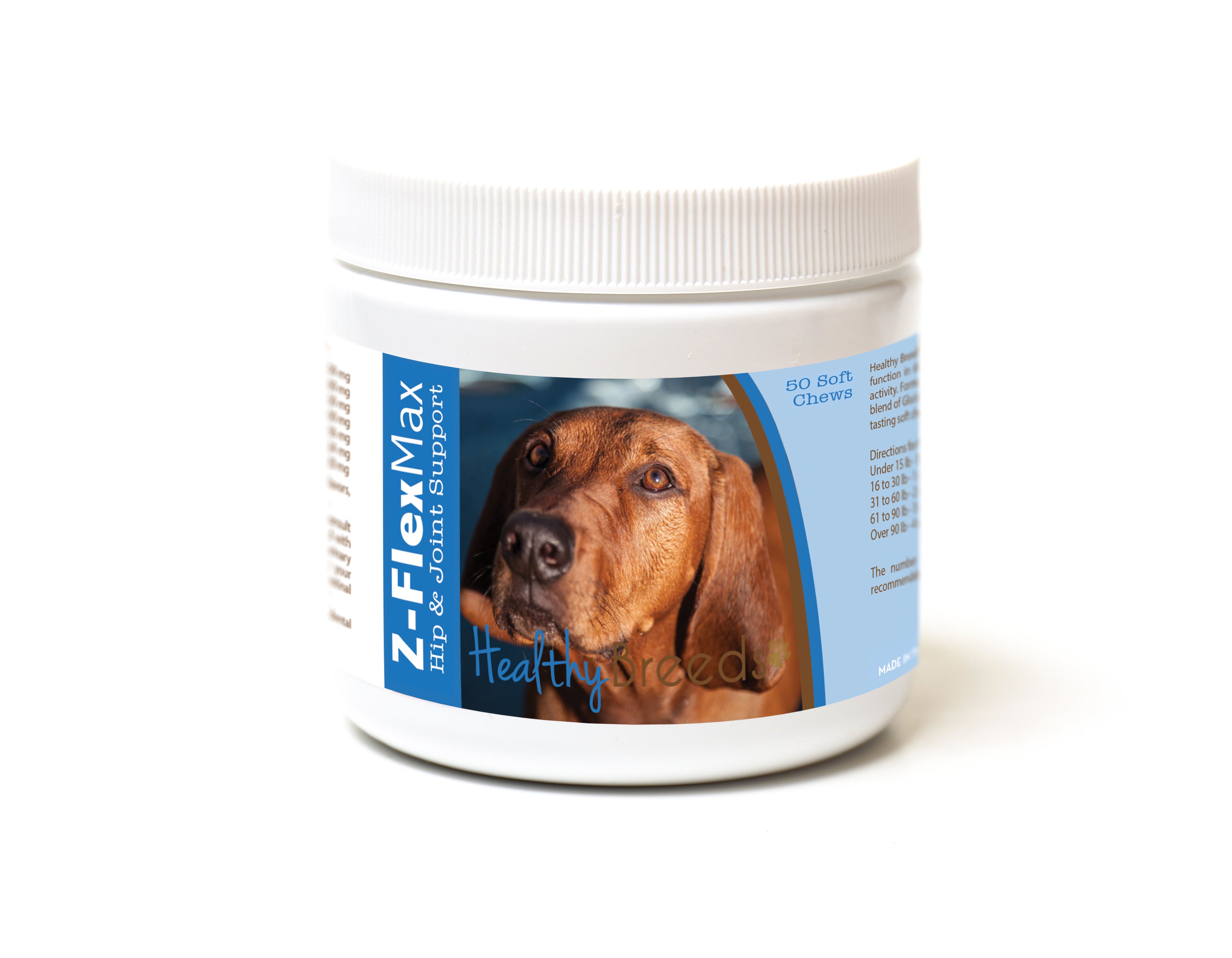 Redbone Coonhound Z-Flex Max Hip and Joint Soft Chews 50 Count