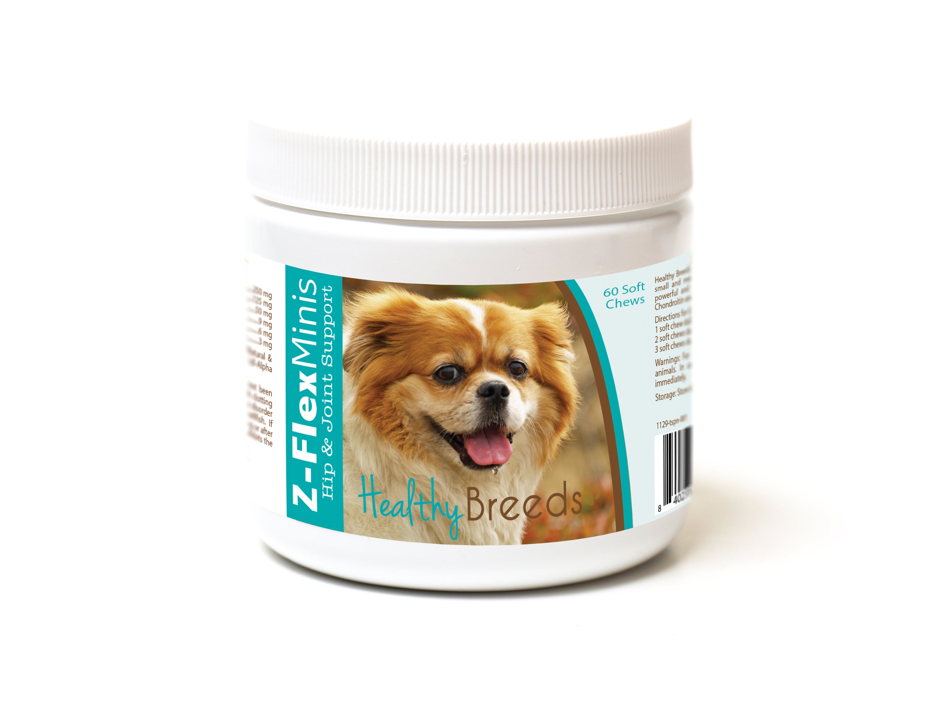 Tibetan Spaniel Z-Flex Minis Hip and Joint Support Soft Chews 60 Count