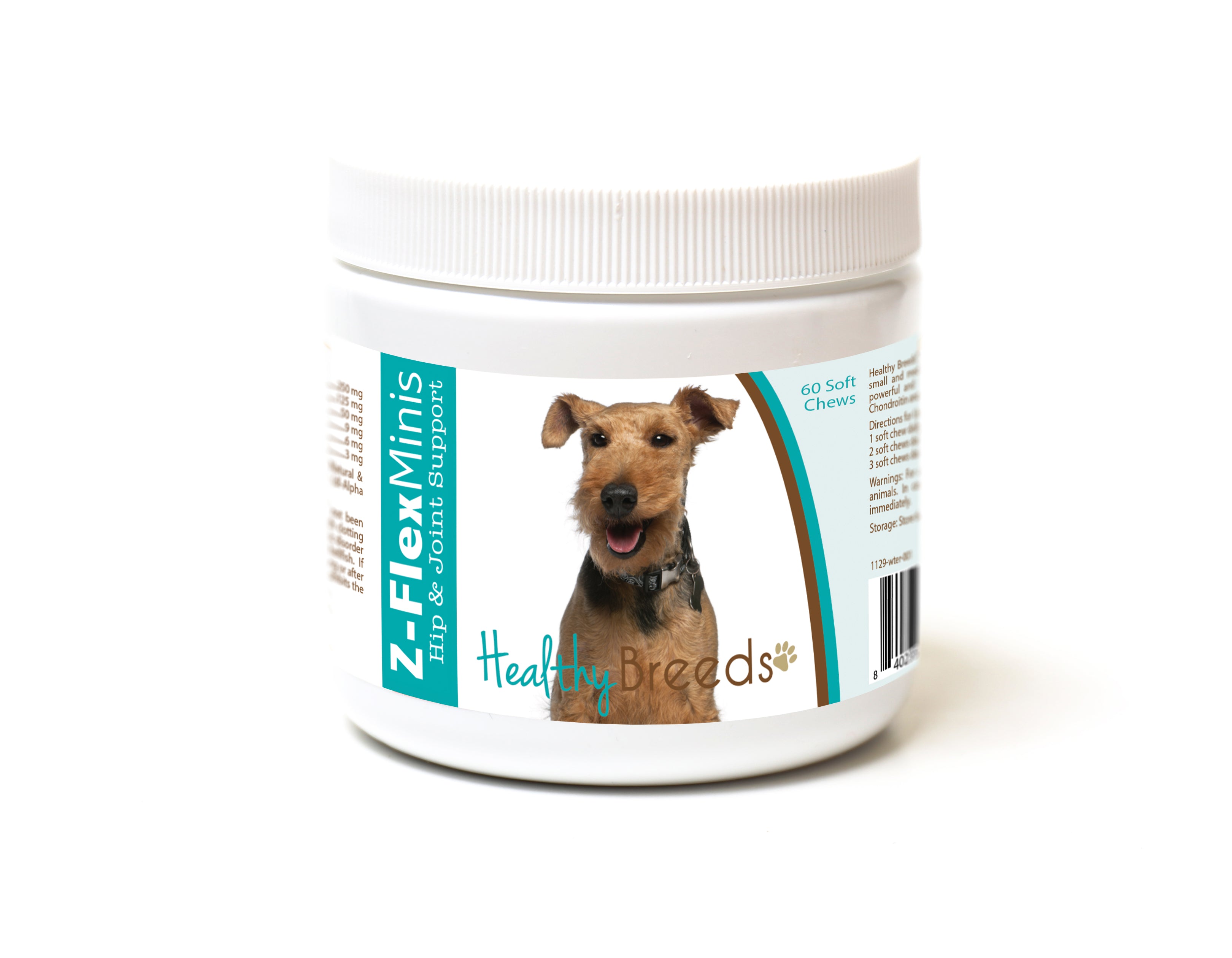 Welsh Terrier Z-Flex Minis Hip and Joint Support Soft Chews 60 Count