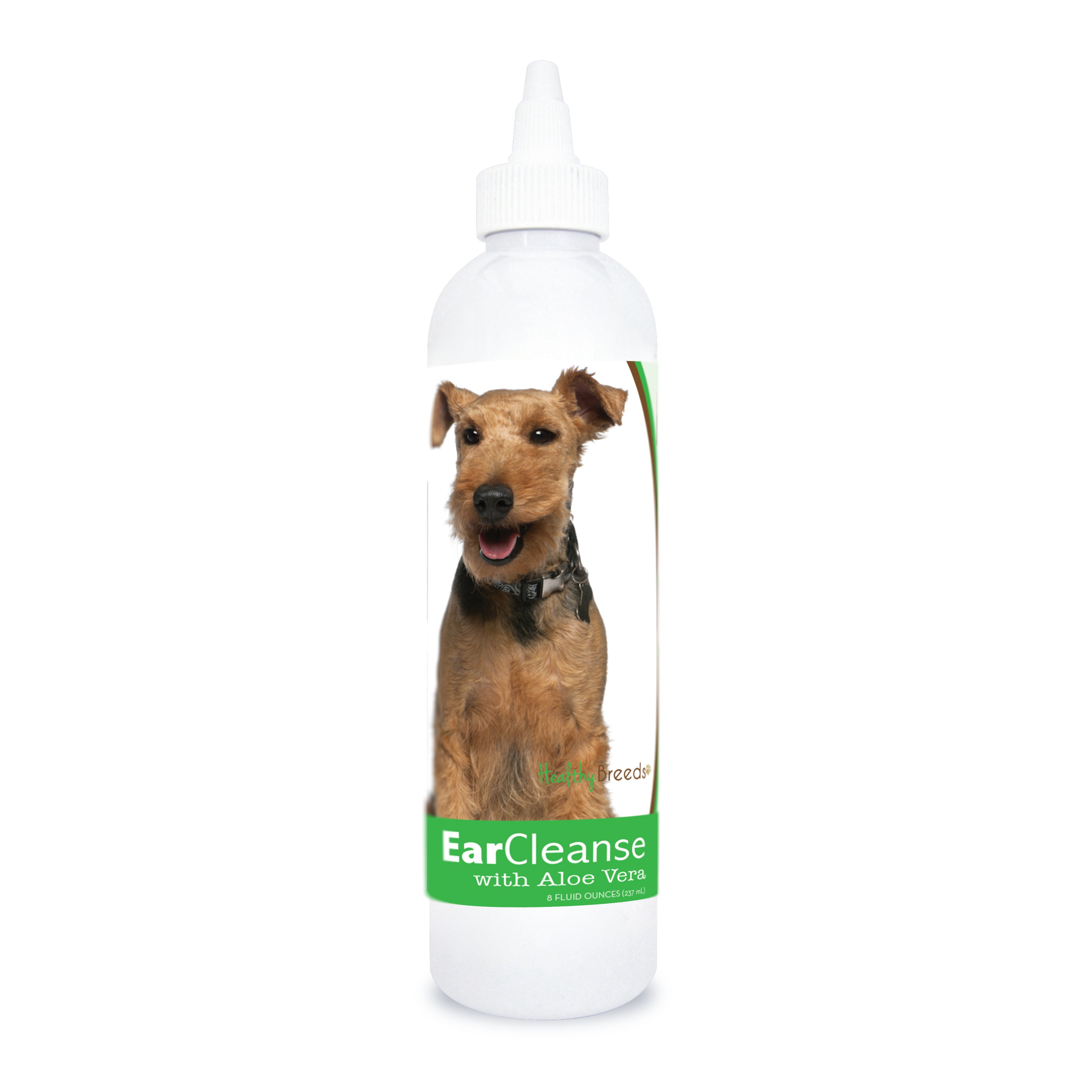 Welsh Terrier Ear Cleanse with Aloe Vera Cucumber Melon 8 oz