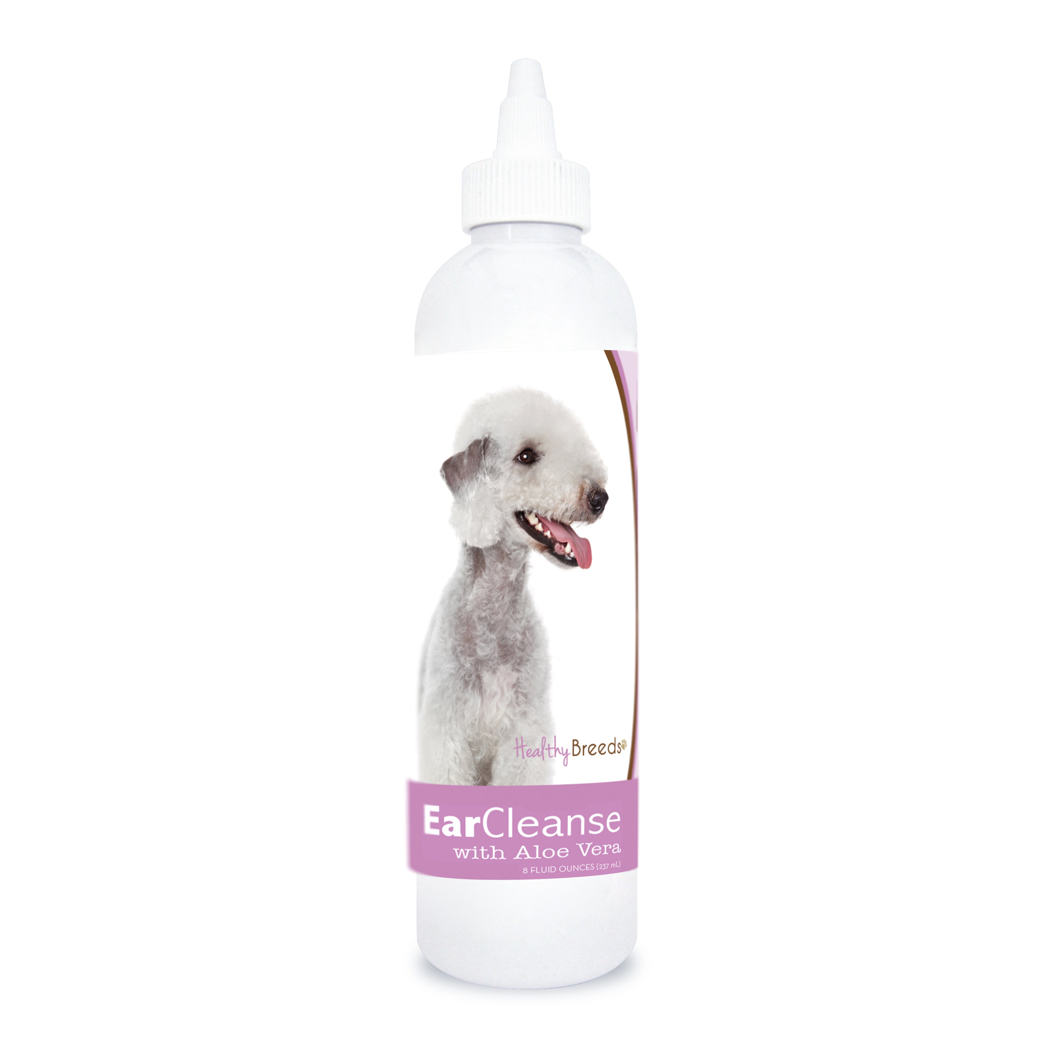 Bedlington Terrier Ear Cleanse with Aloe Vera Sweet Pea and Vanilla 8 oz