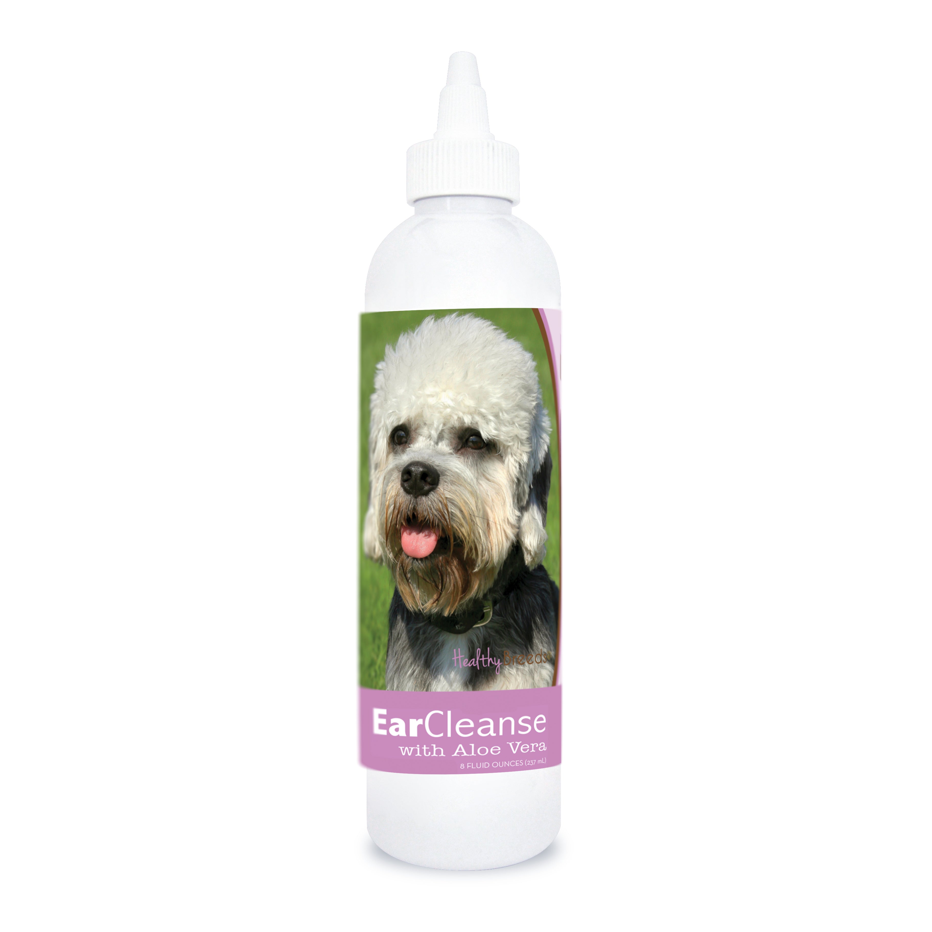 Dandie Dinmont Terrier Ear Cleanse with Aloe Vera Sweet Pea and Vanilla 8 oz