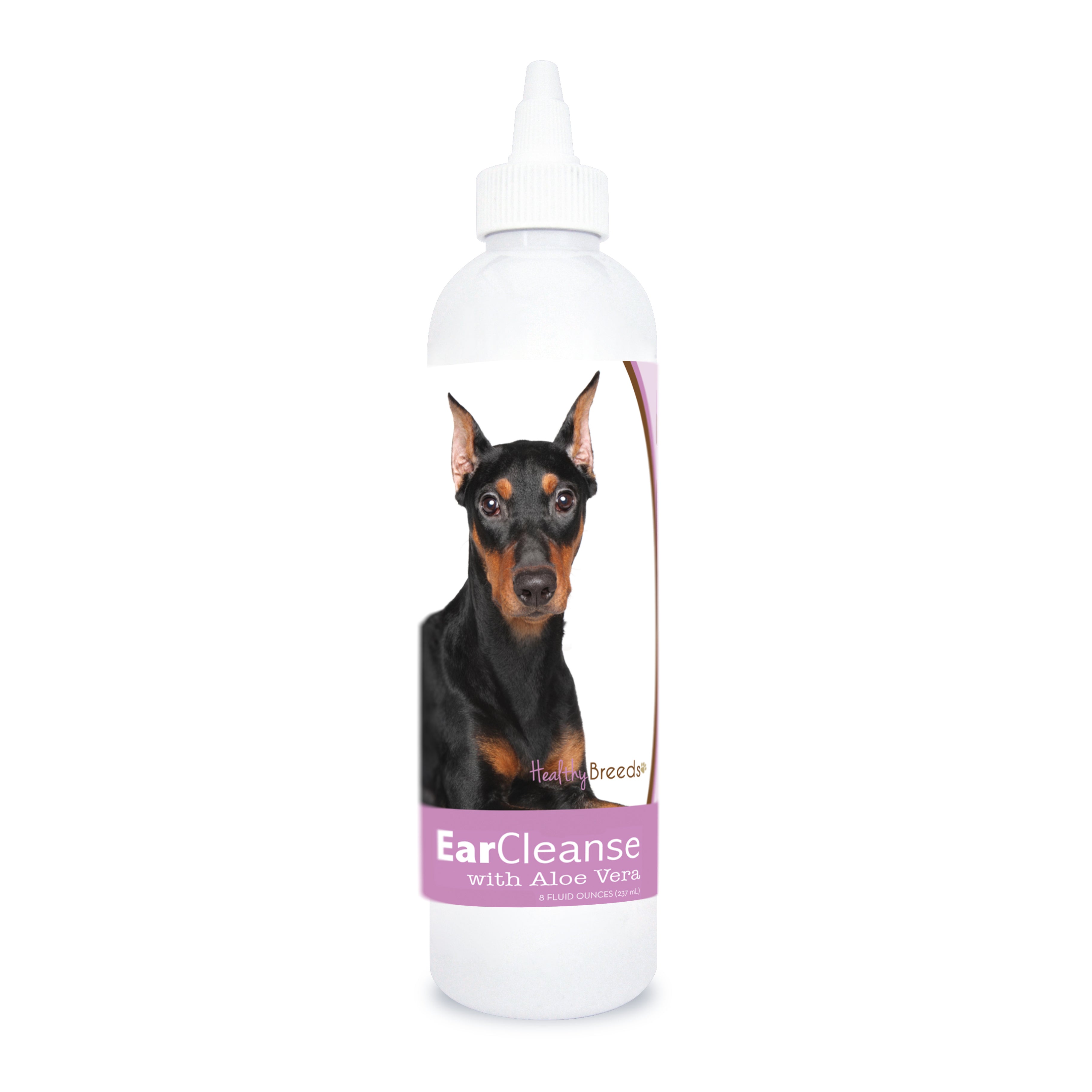 German Pinscher Ear Cleanse with Aloe Vera Sweet Pea and Vanilla 8 oz