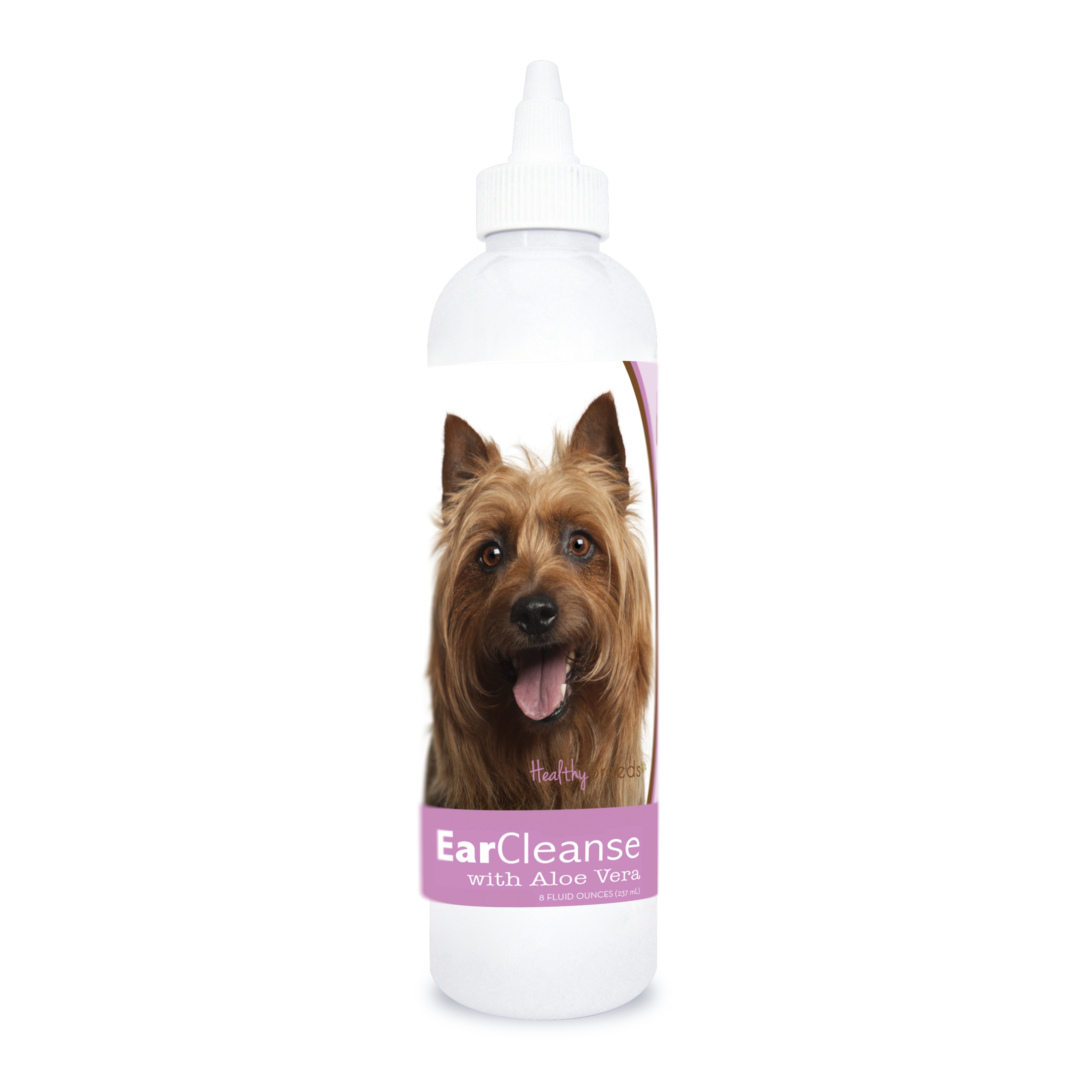 Australian Terrier Ear Cleanse with Aloe Vera Sweet Pea and Vanilla 8 oz