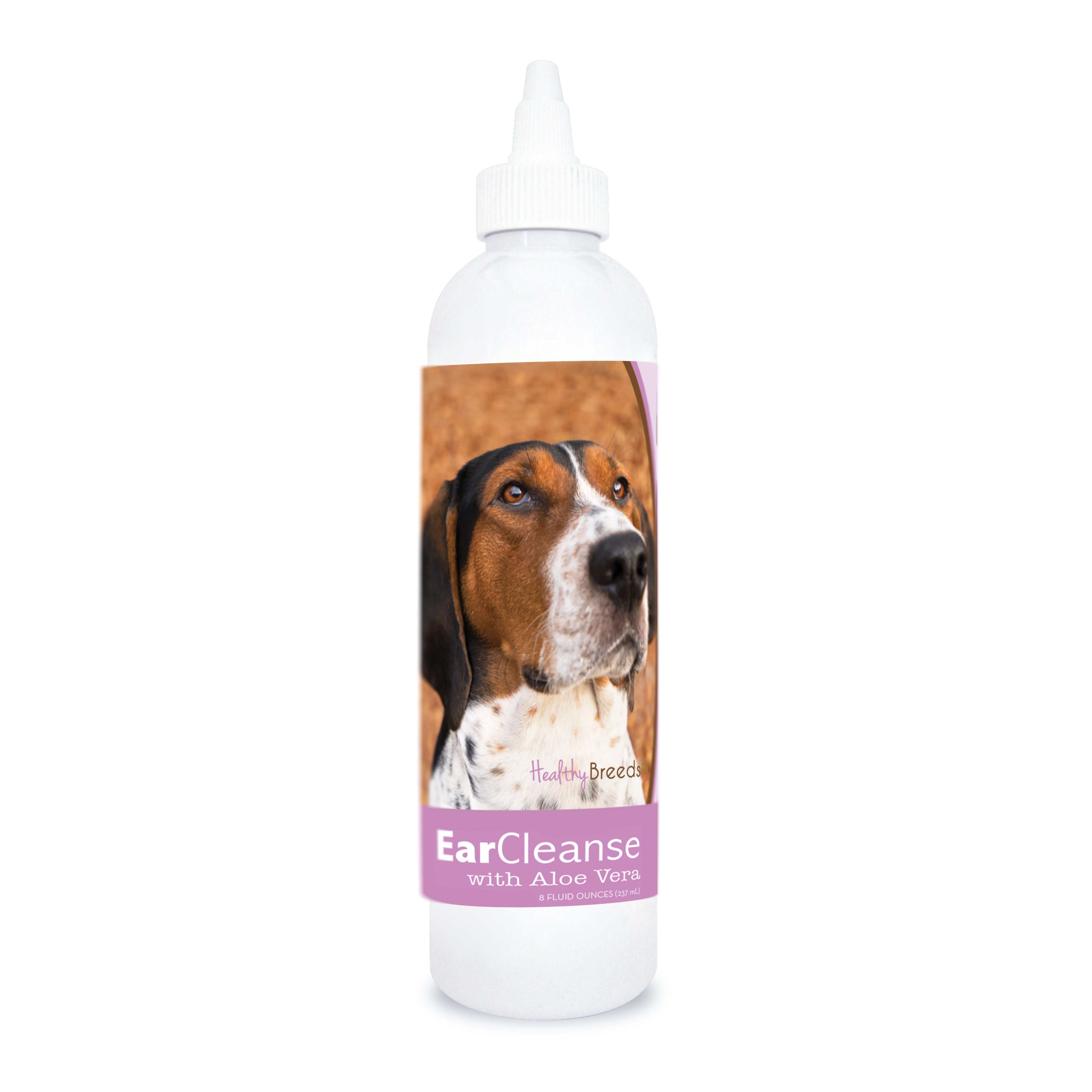 Treeing Walker Coonhound Ear Cleanse with Aloe Vera Sweet Pea and Vanilla 8 oz