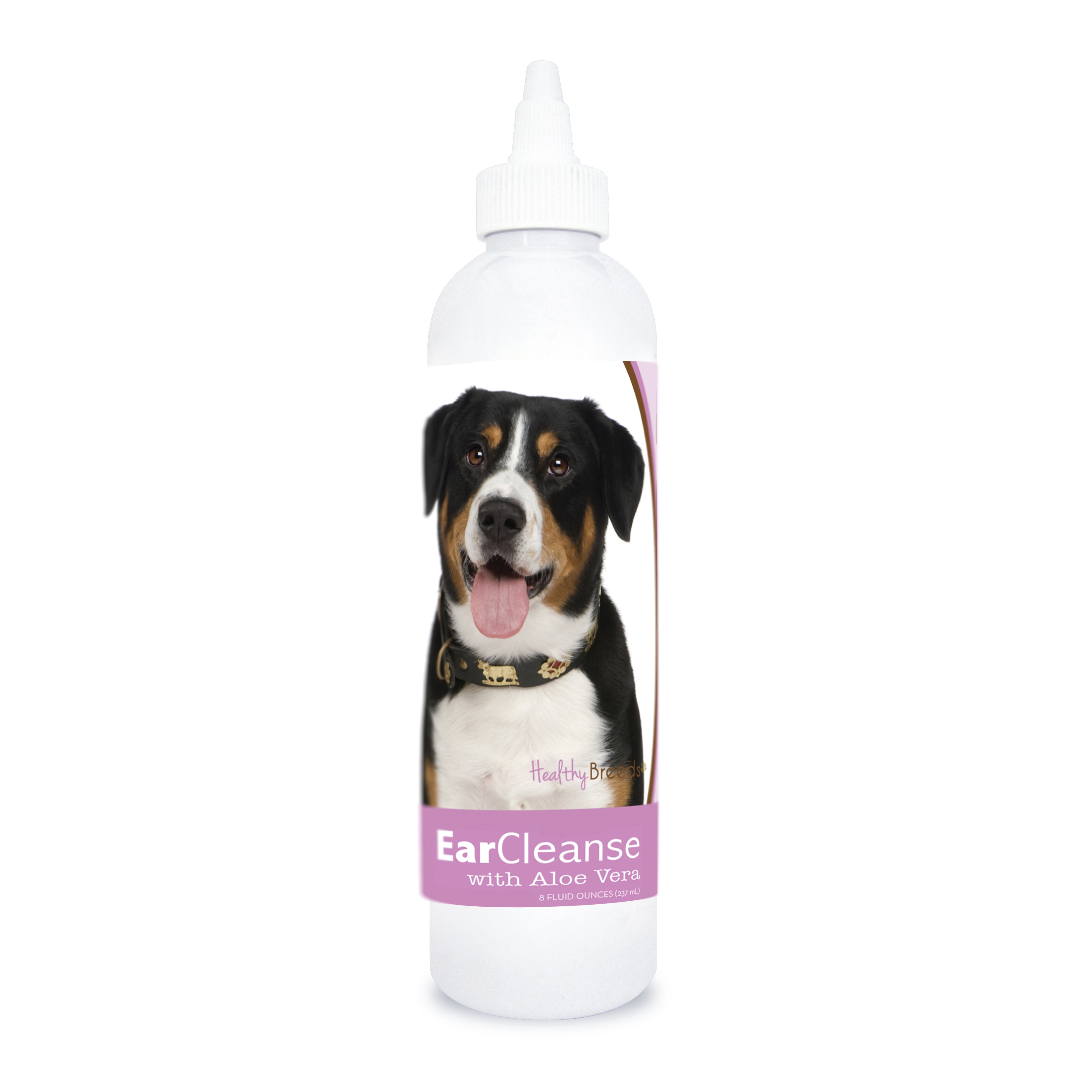 Entlebucher Mountain Dog Ear Cleanse with Aloe Vera Sweet Pea and Vanilla 8 oz